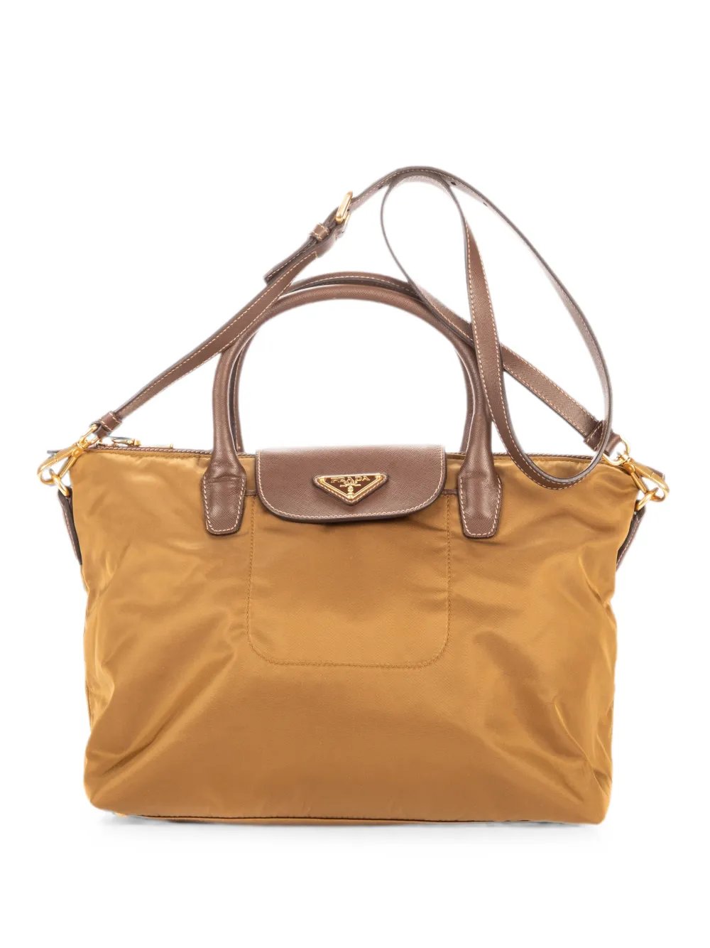 triangle-logo tote bag 