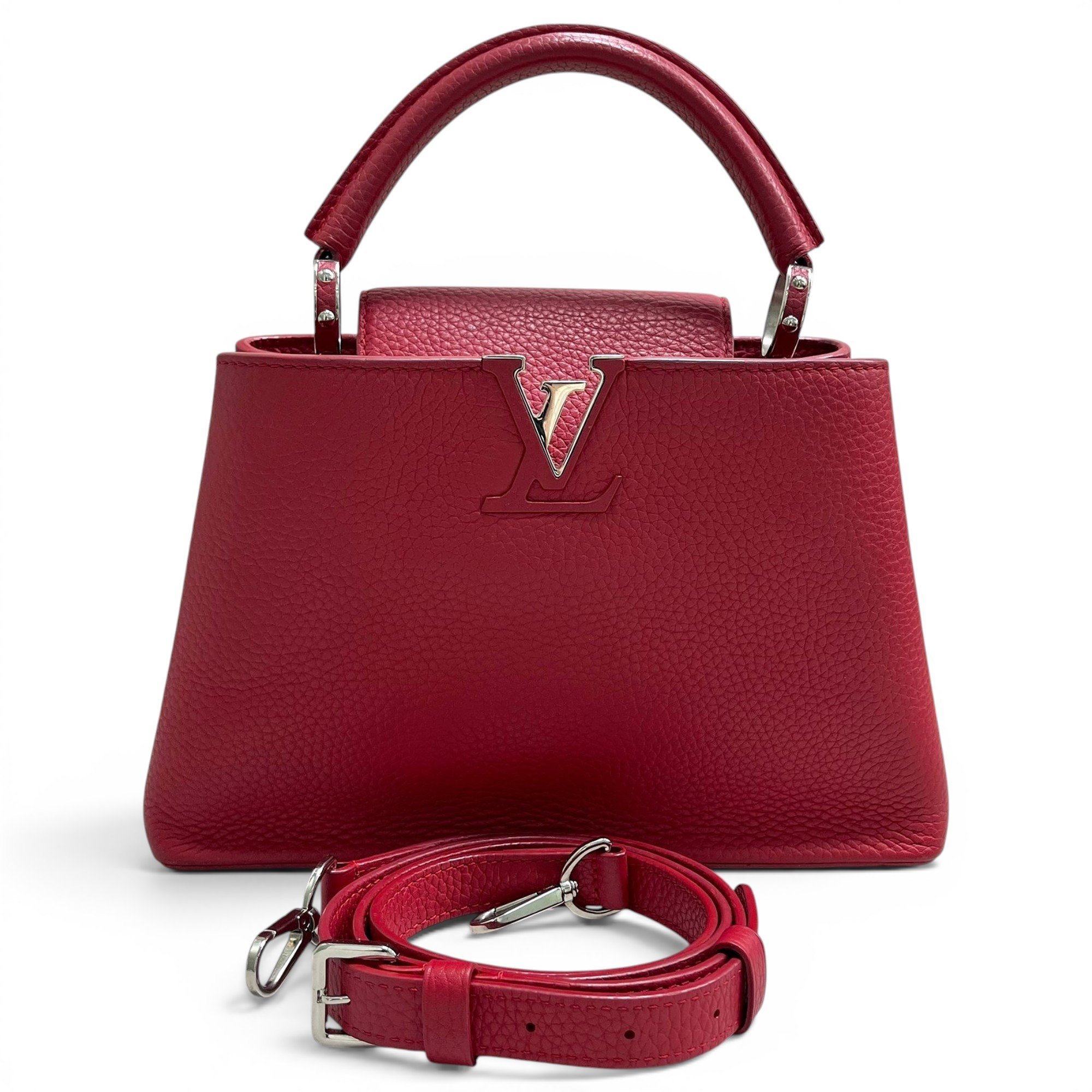 Capucines leather handbag