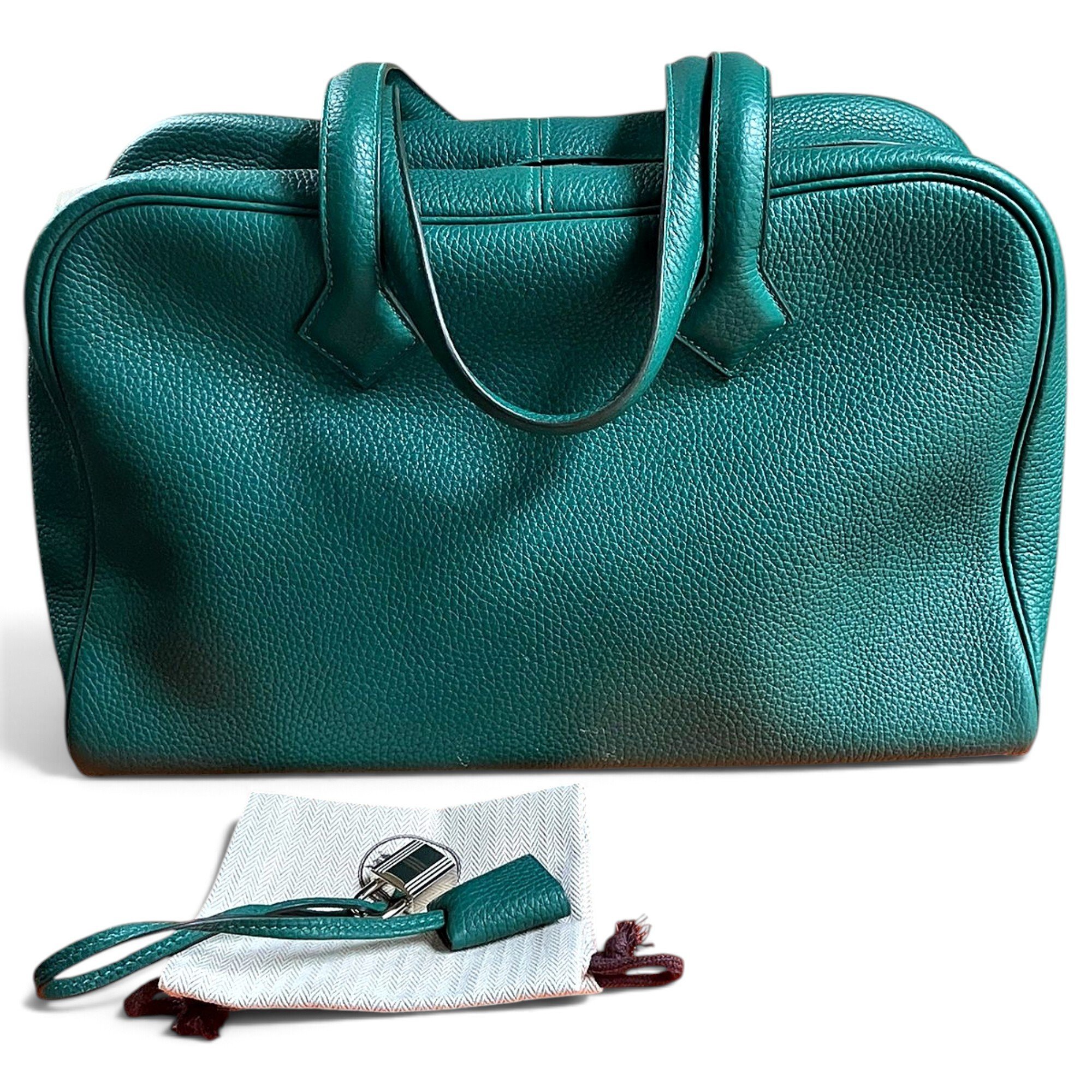 Hermes Victoria Handbag Togo Leather