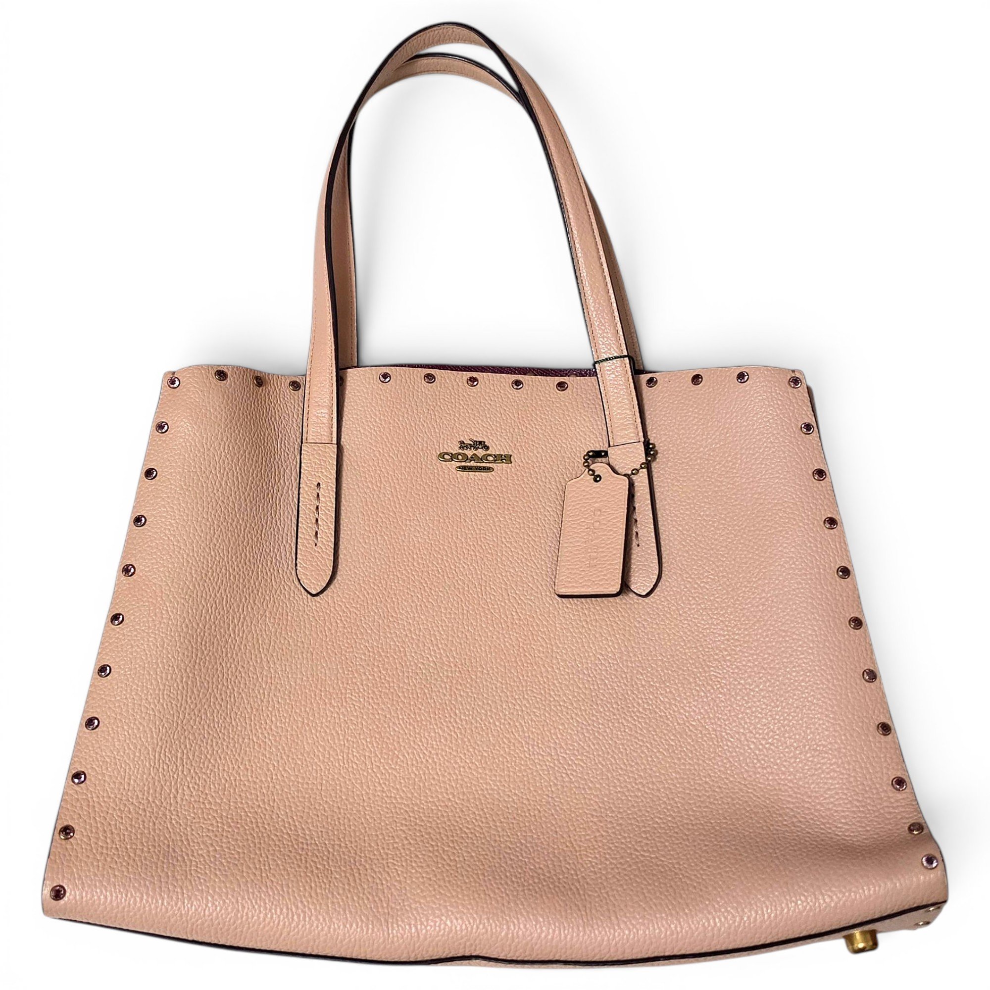 Leather tote