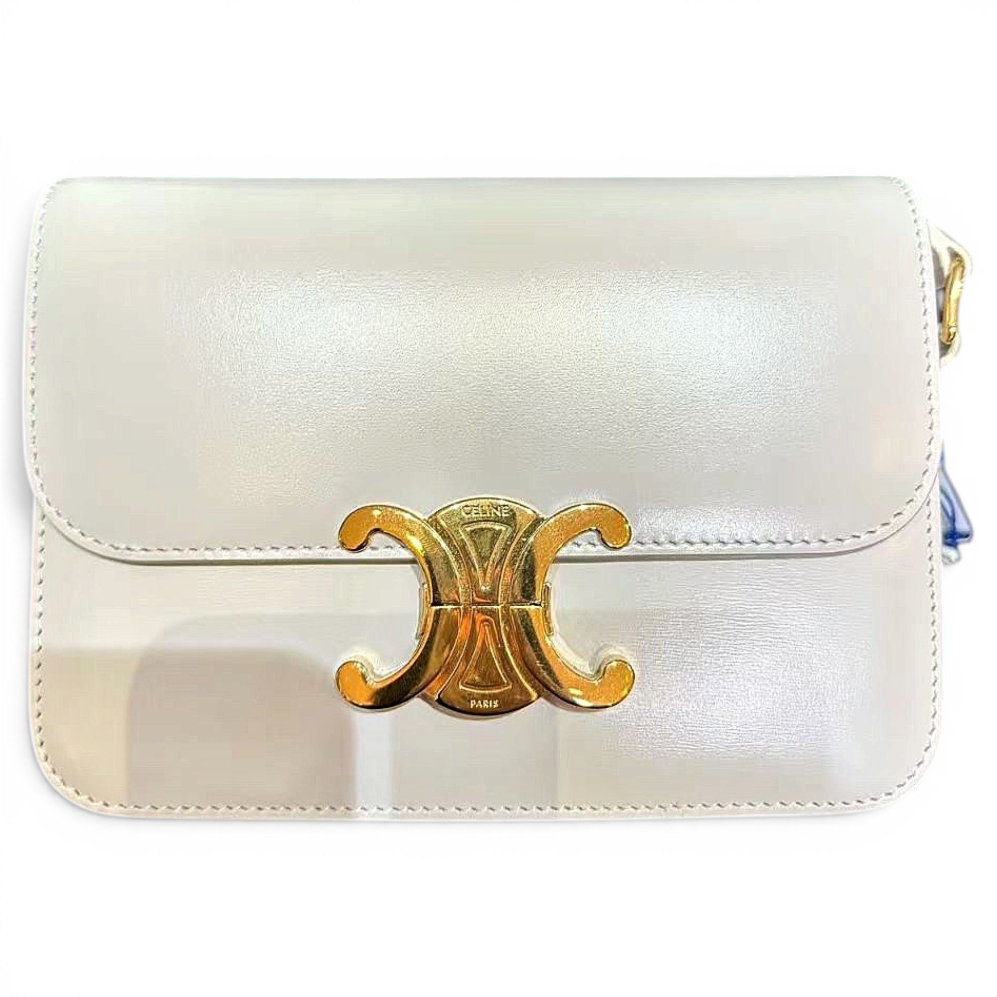 Triomphe leather handbag