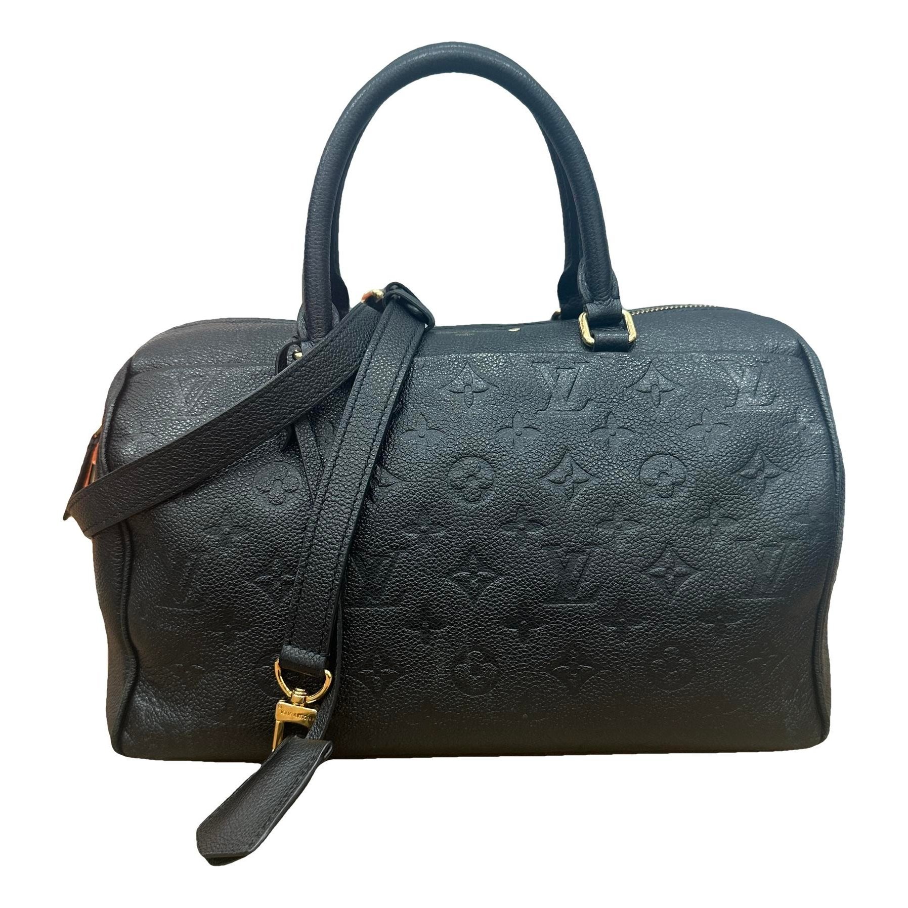 Speedy leather handbag