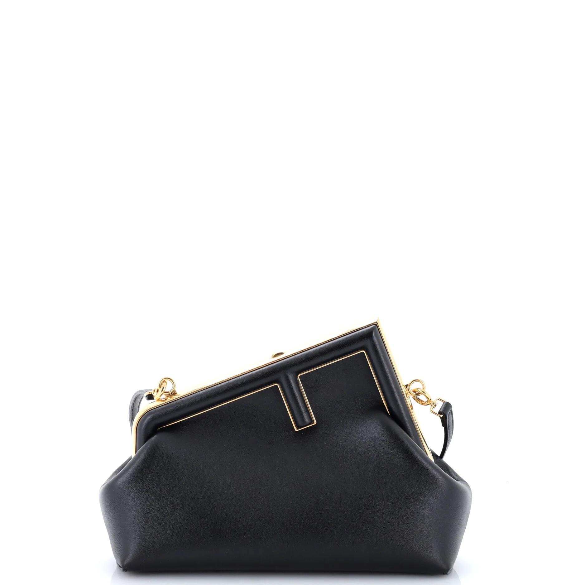 Leather clutch bag