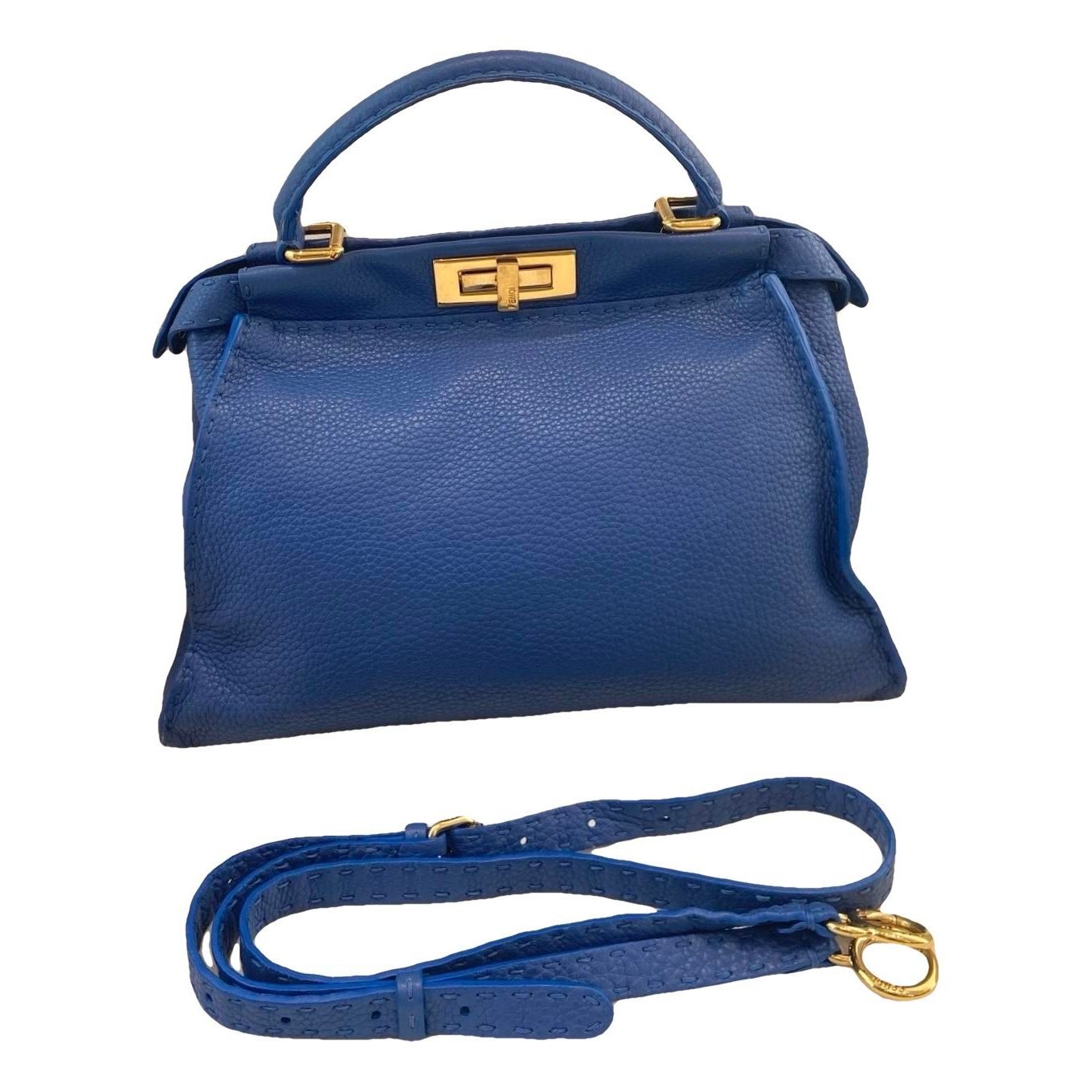 Peekaboo leather handbag