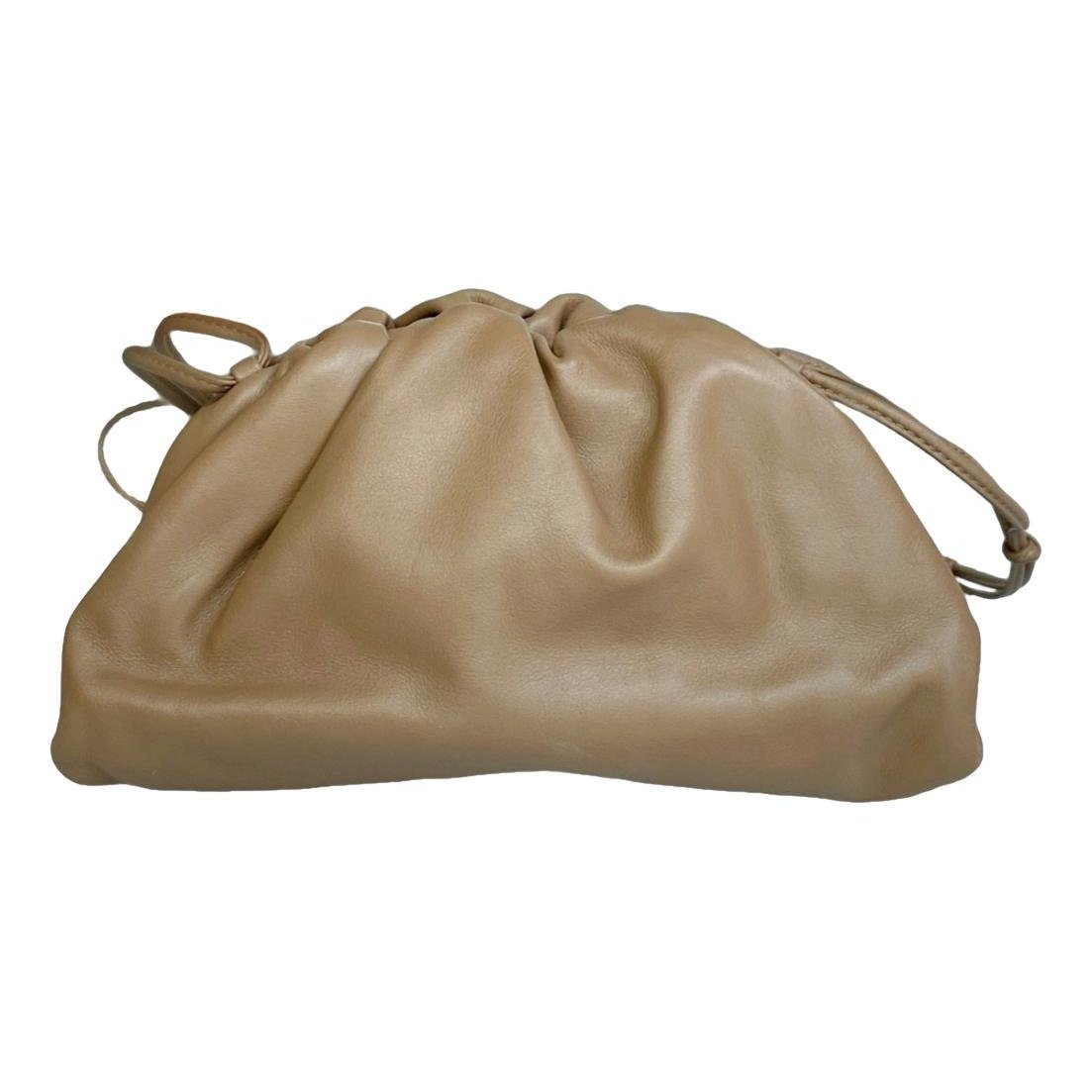 Pouch leather handbag