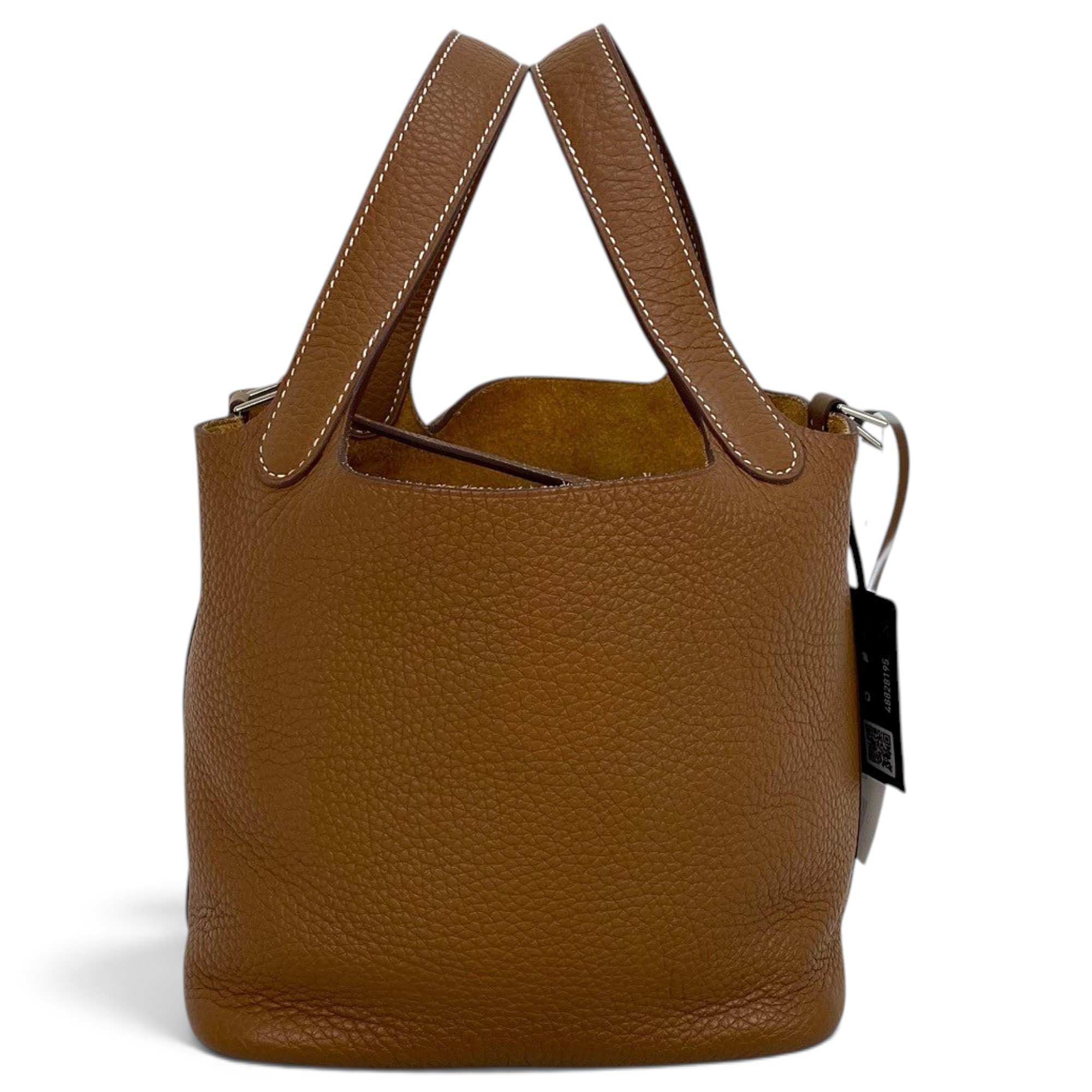 Picotin leather handbag