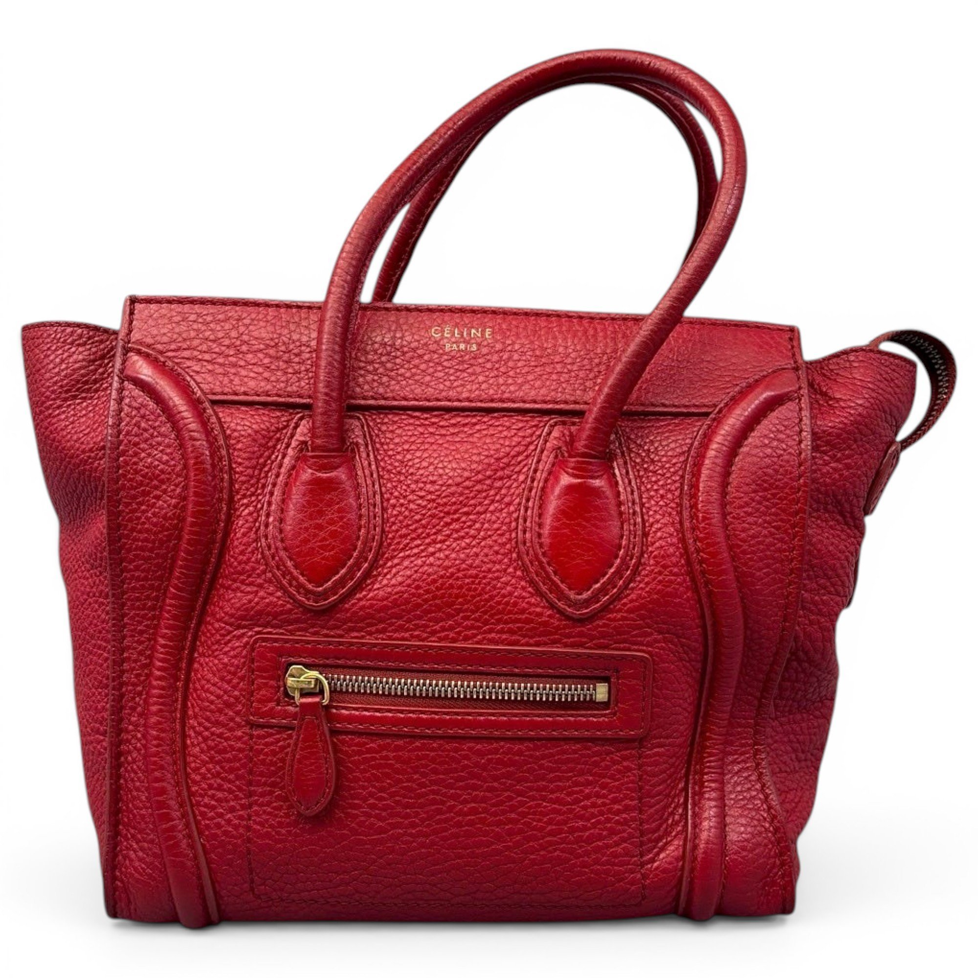 Luggage leather handbag