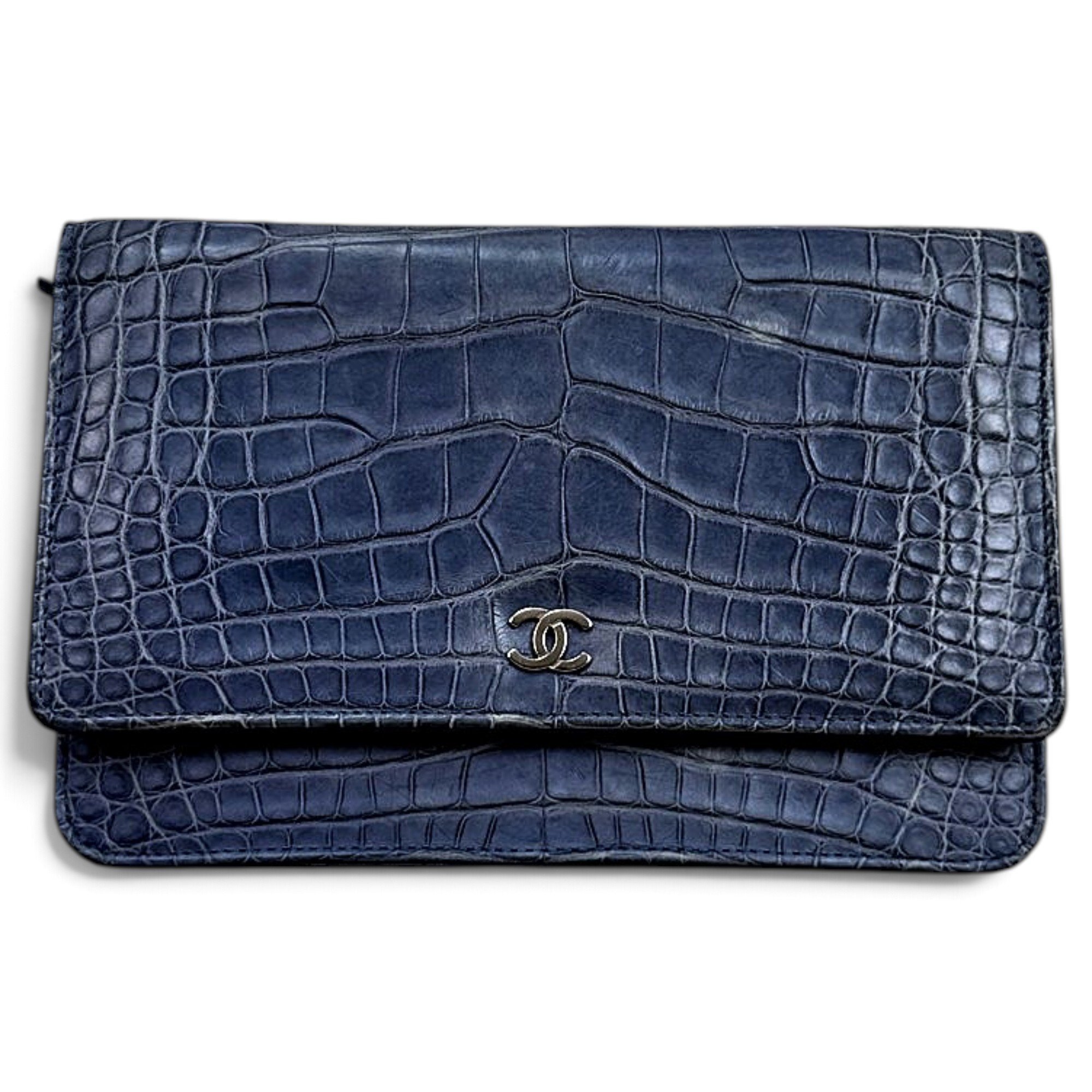 Wallet On Chain Timeless/Classique alligator crossbody bag