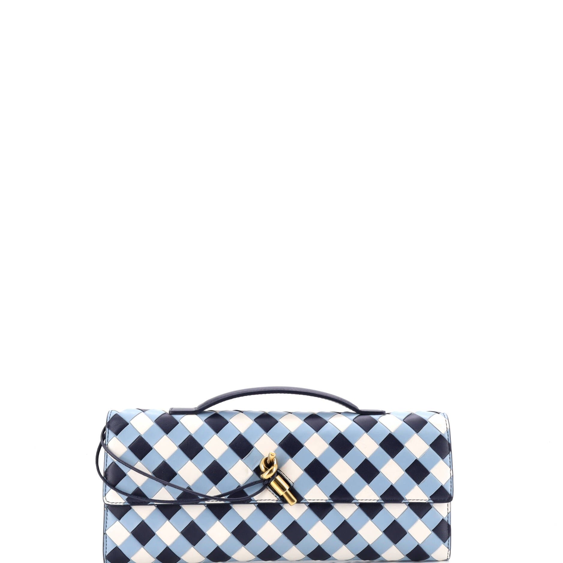 Andiamo Top Handle Clutch Intrecciato Nappa Long