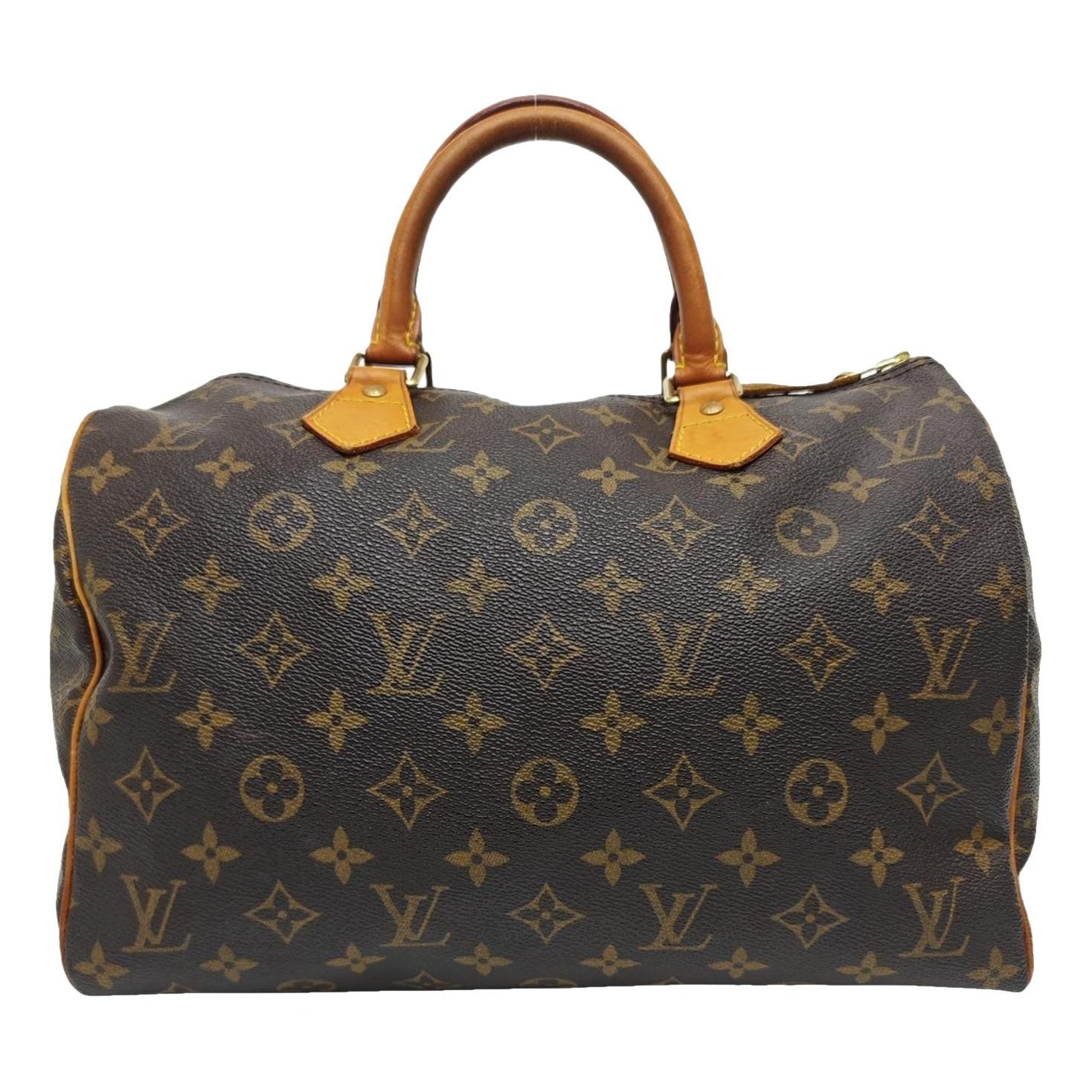 Nano Speedy / Mini HL leather handbag