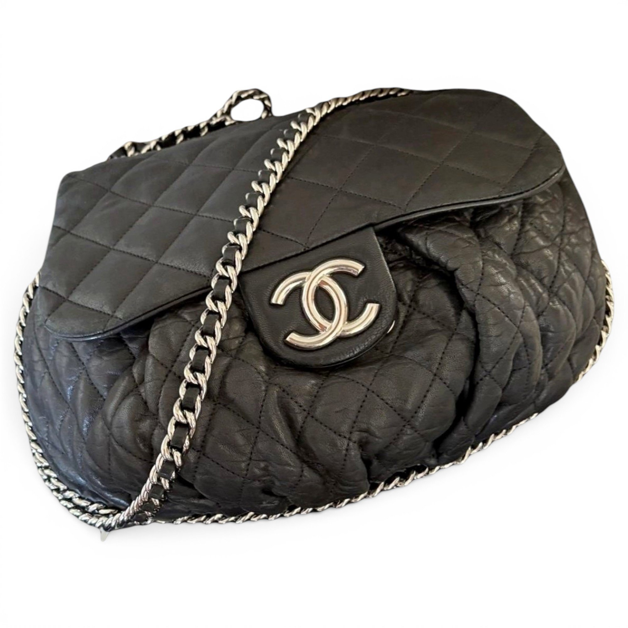 Chain Around leather handbag