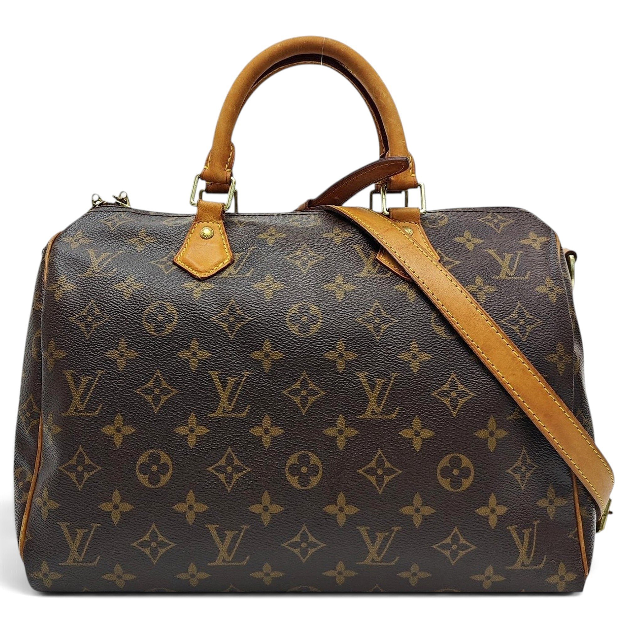 Nano Speedy / Mini HL leather handbag