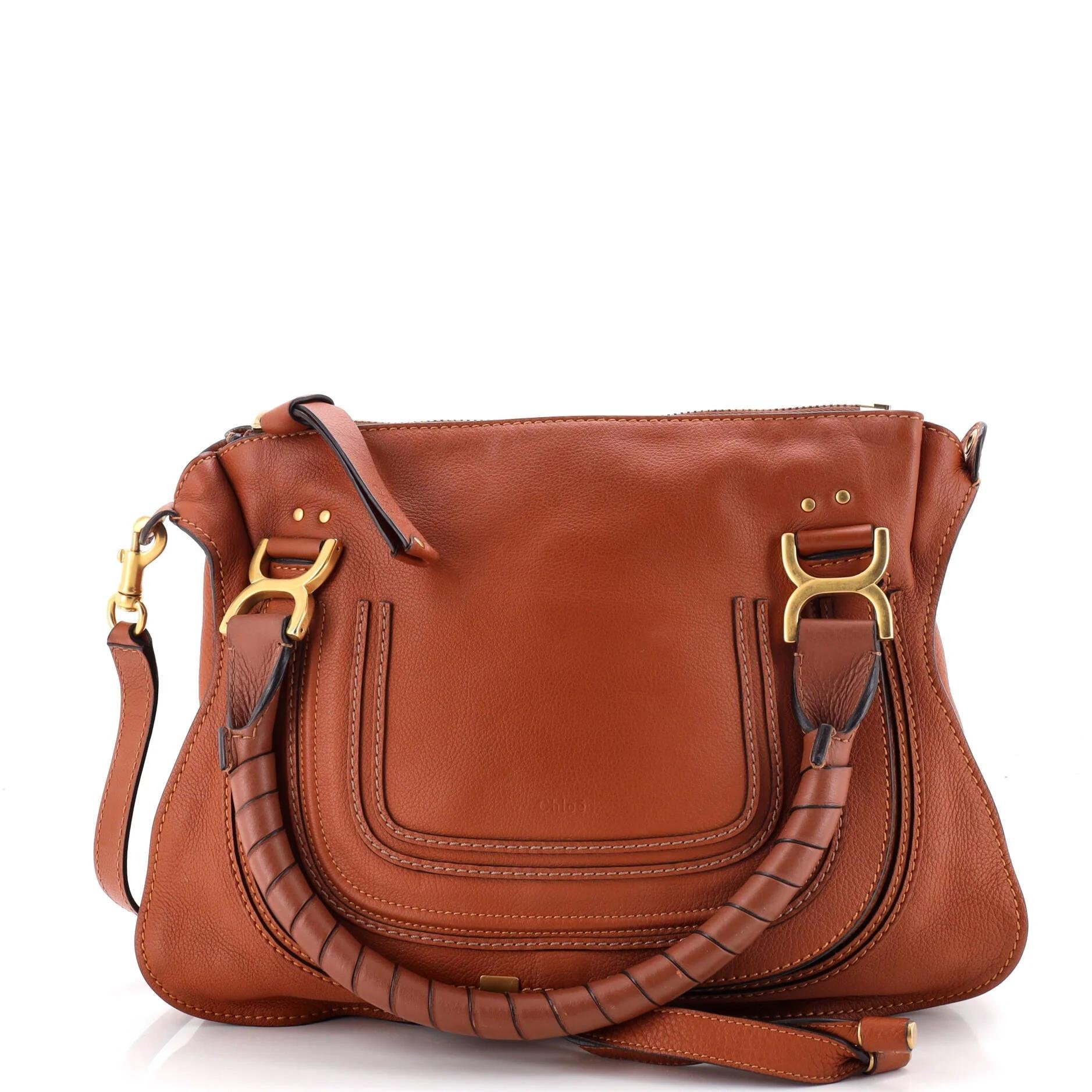 Leather satchel