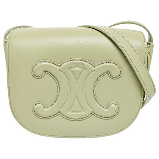 Triomphe leather crossbody bag