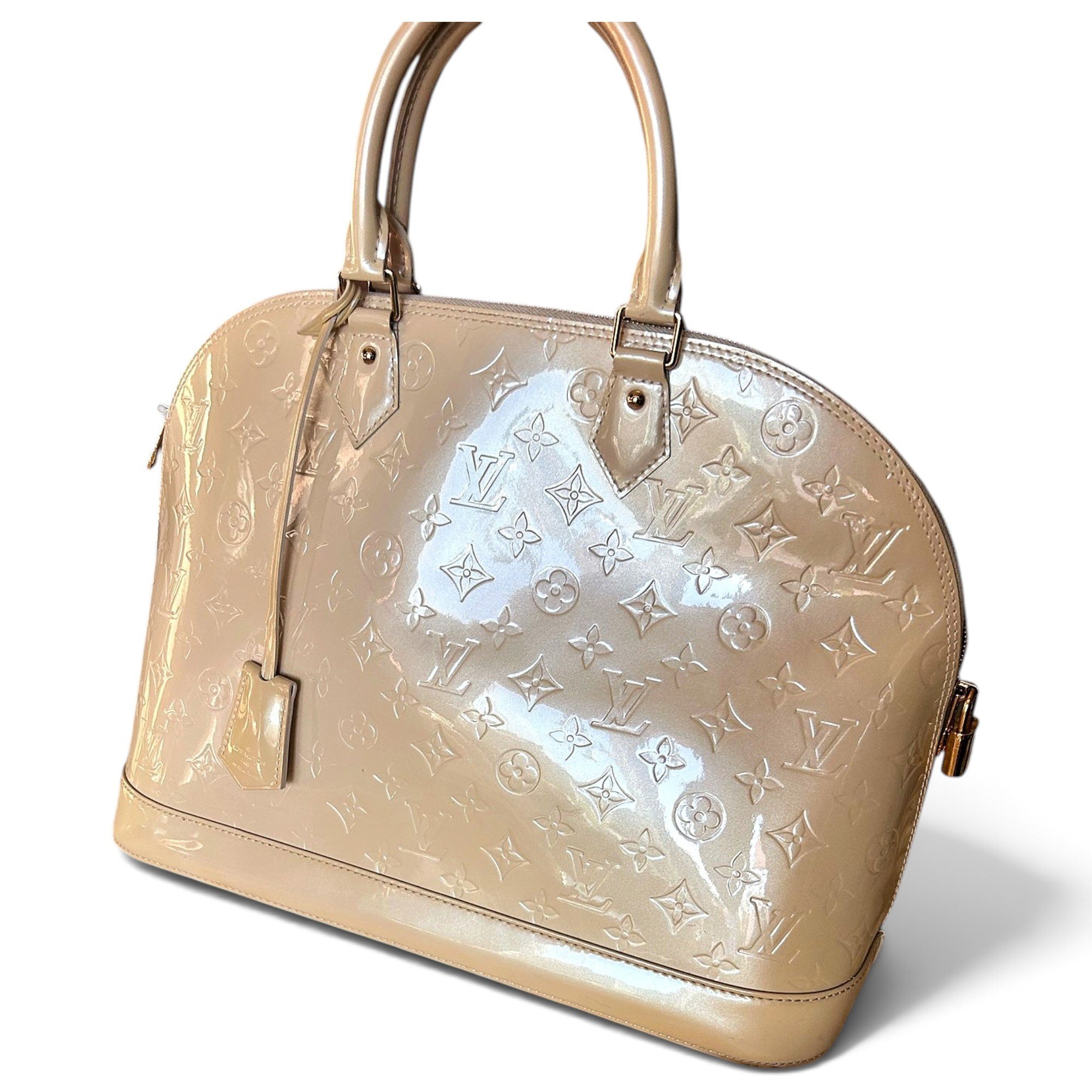 Alma patent leather handbag