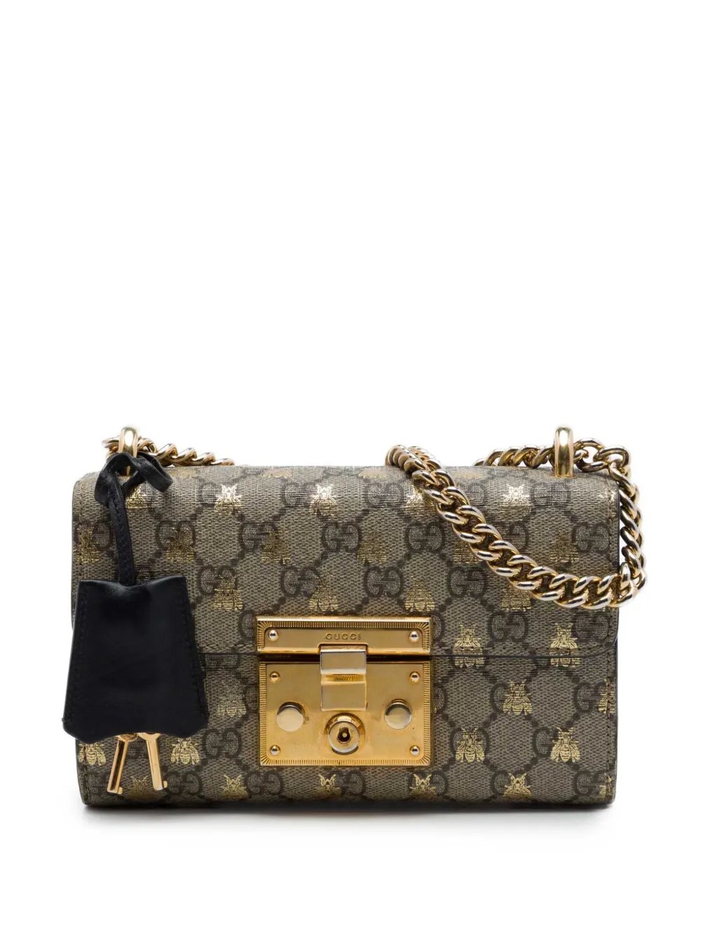 2016-2026 Small GG Supreme Bee Padlock crossbody bag