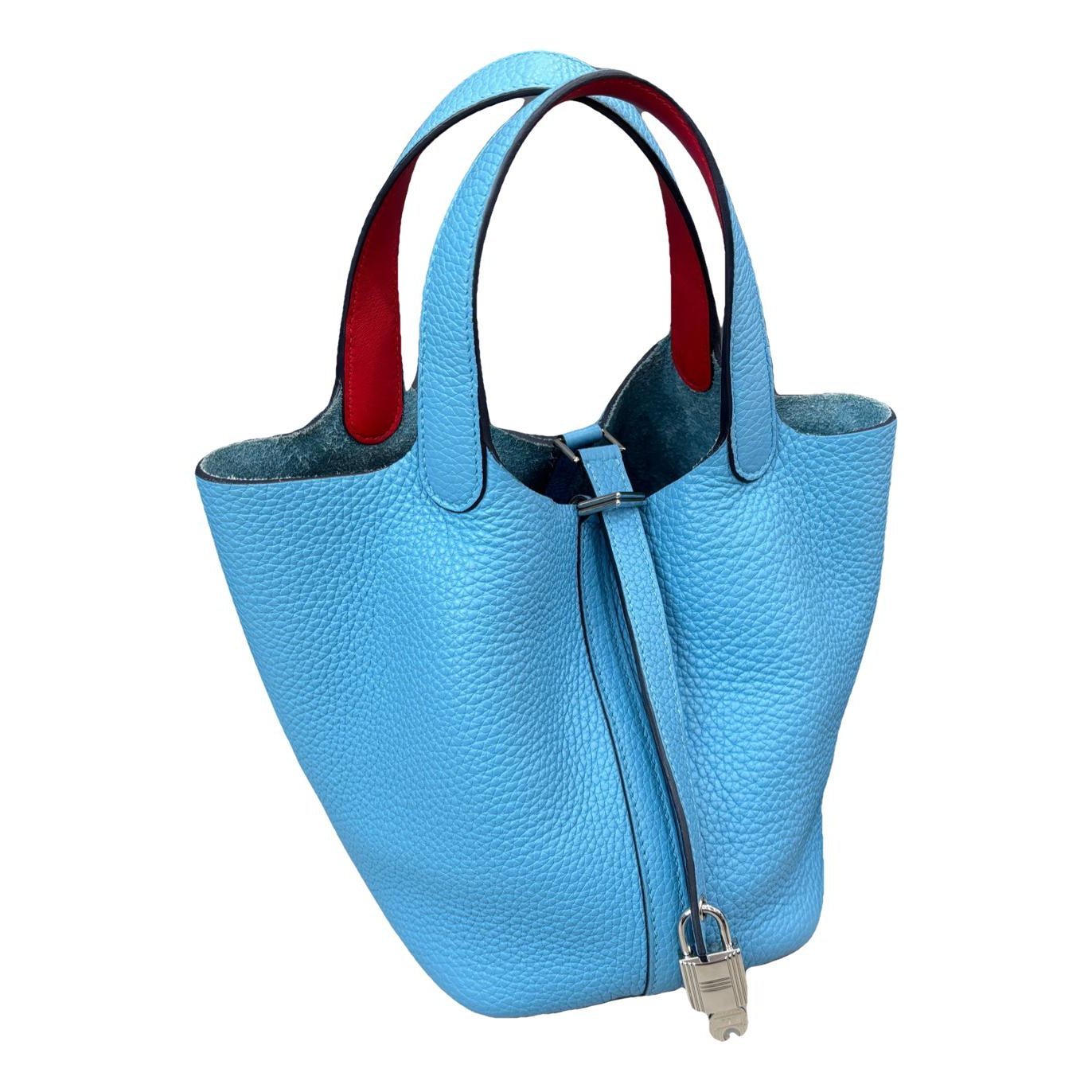 Picotin leather handbag