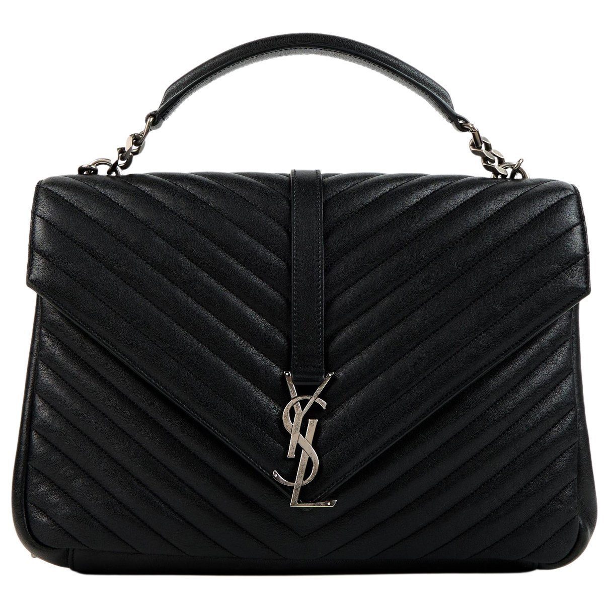 Envelope leather handbag