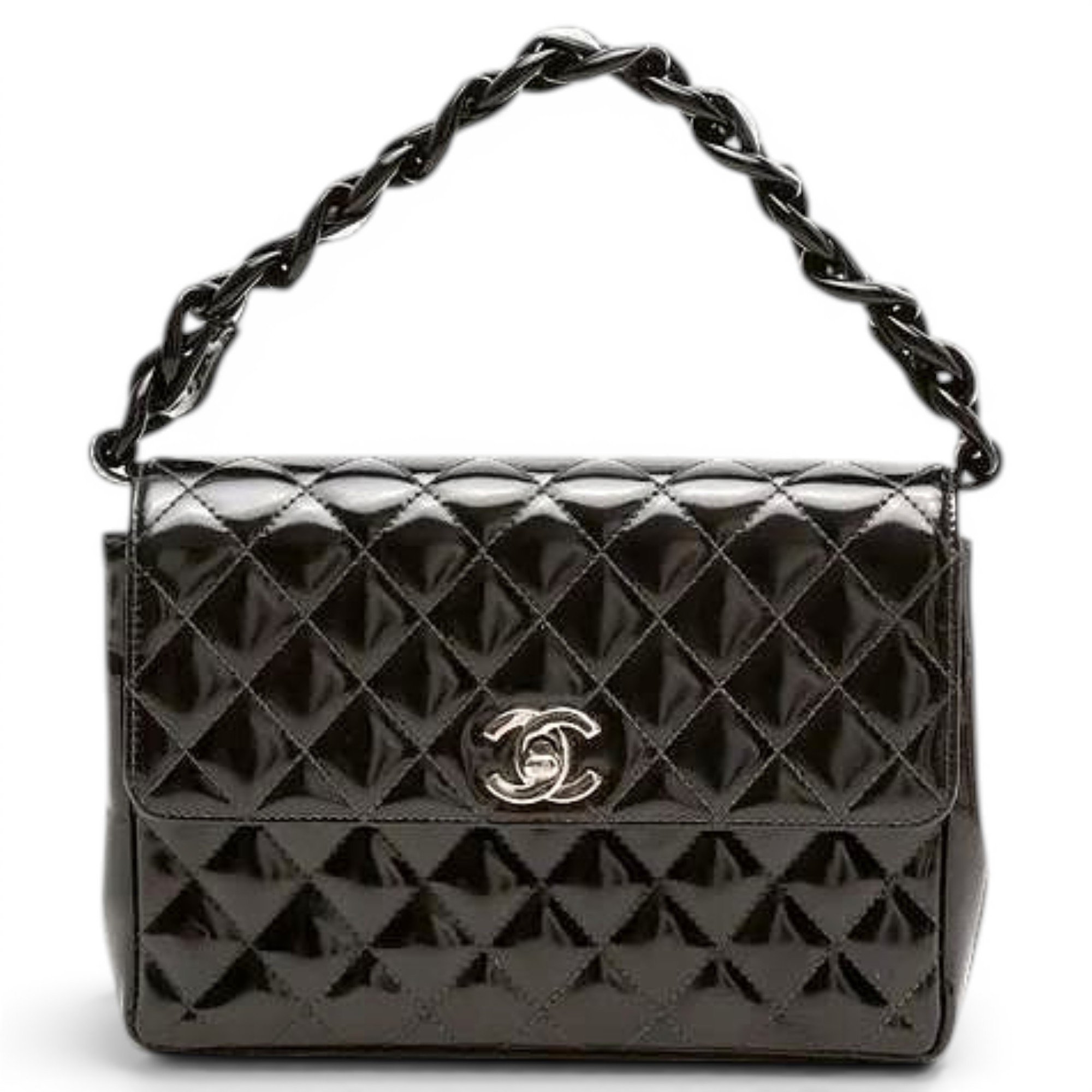 Timeless/Classique patent leather handbag