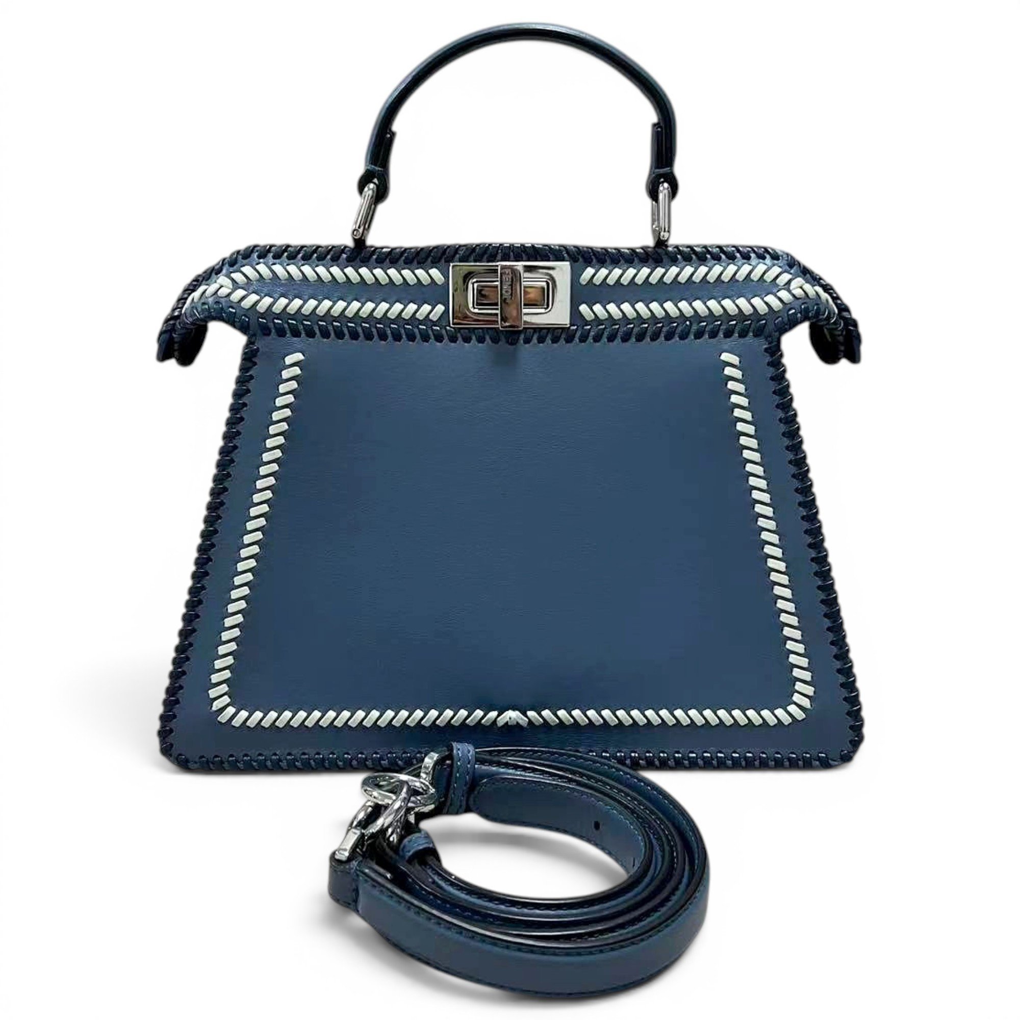 Peekaboo leather handbag