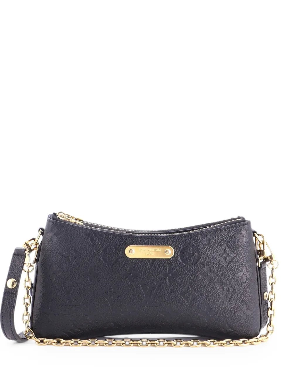 Liv Pochette Monogram Embossed Leather shoulder bag