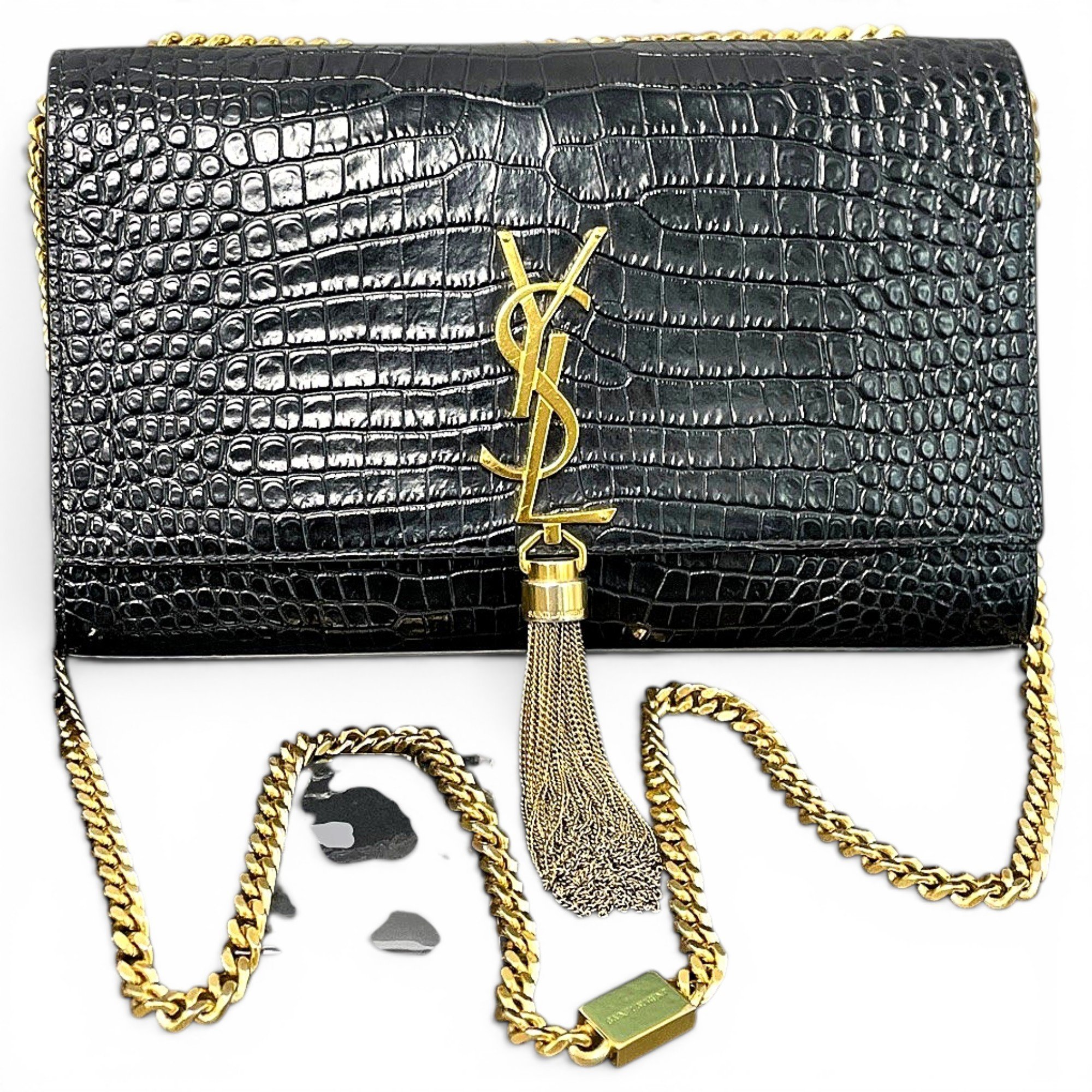 Saint Laurent Kate monogramme leather handbag