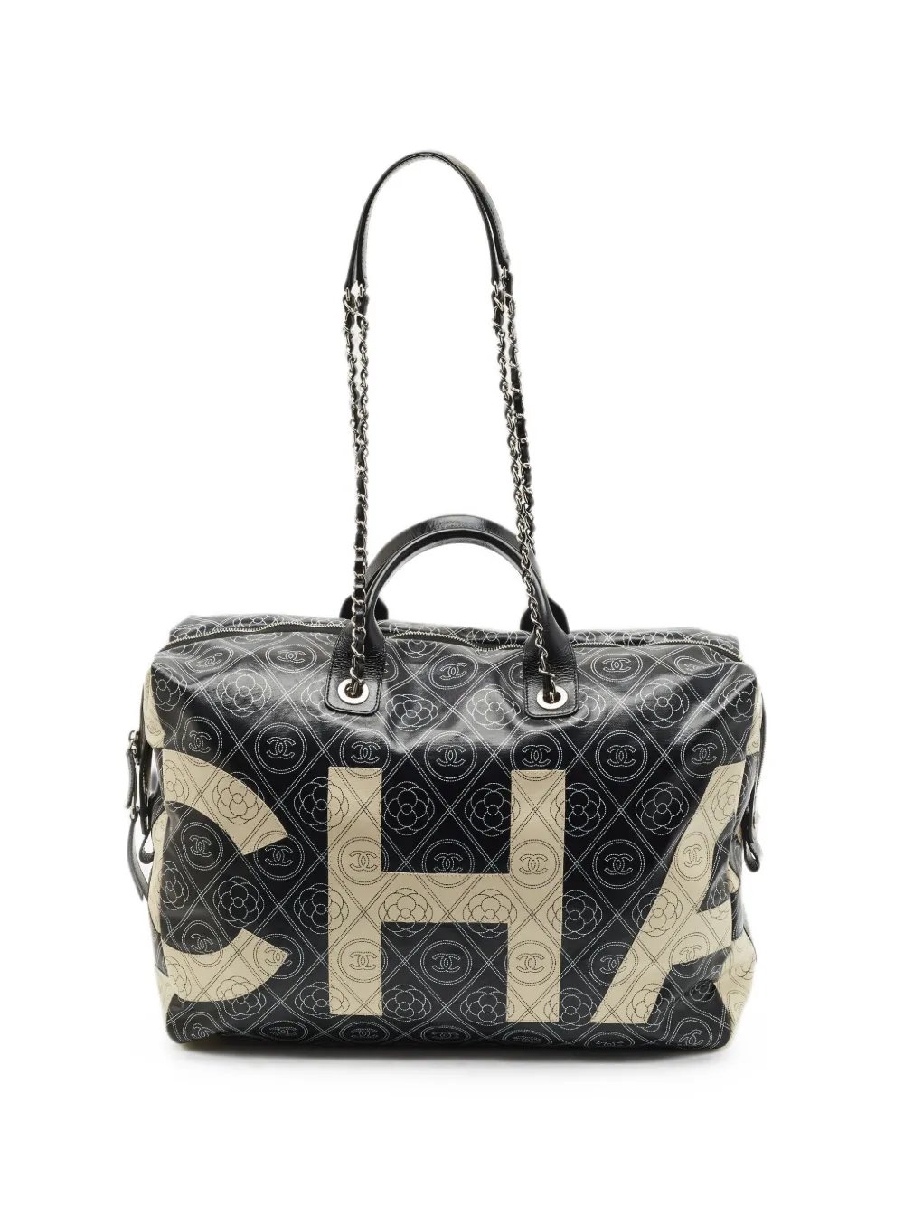 2018 logo-print tote bag