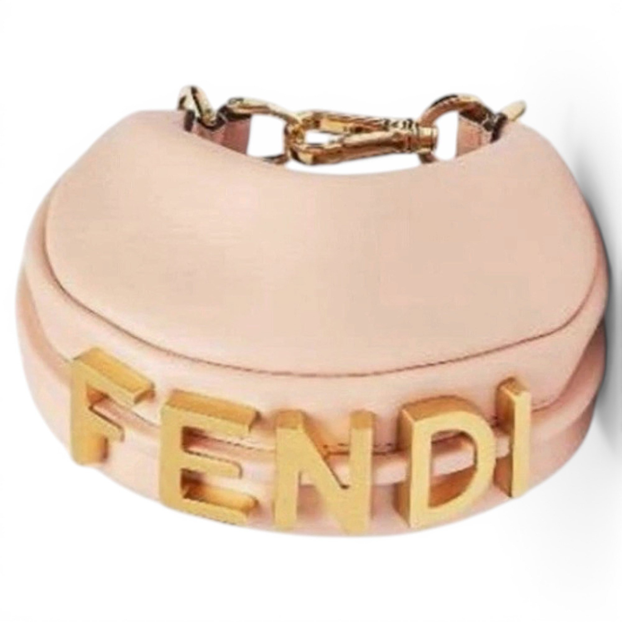 Fendigraphy leather handbag
