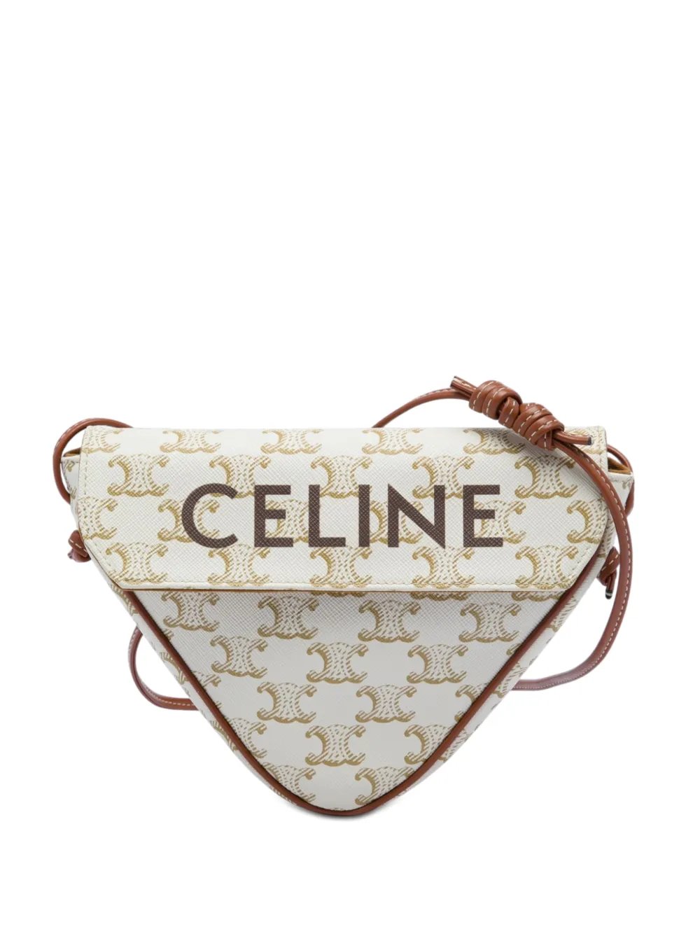 2021 Triomphe Coated Canvas Triangle crossbody bag