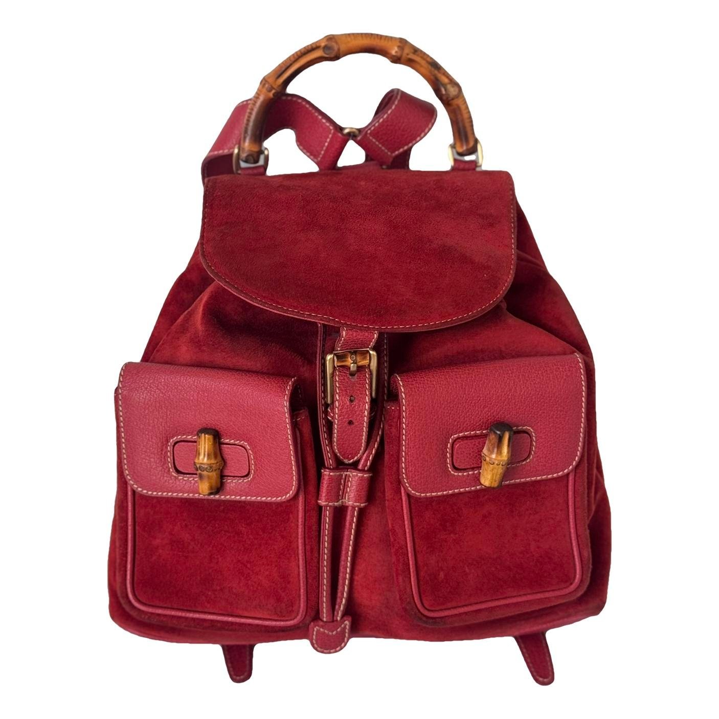 Bamboo Tassel Oval backpack