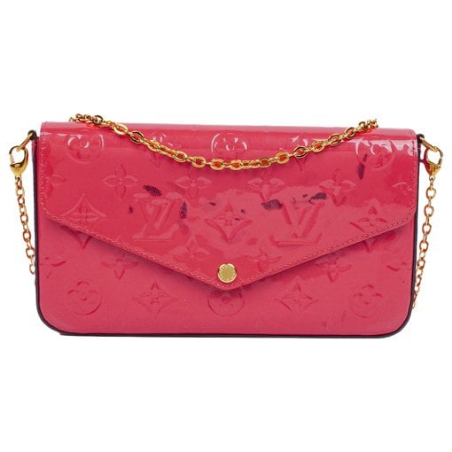 Félicie patent leather handbag