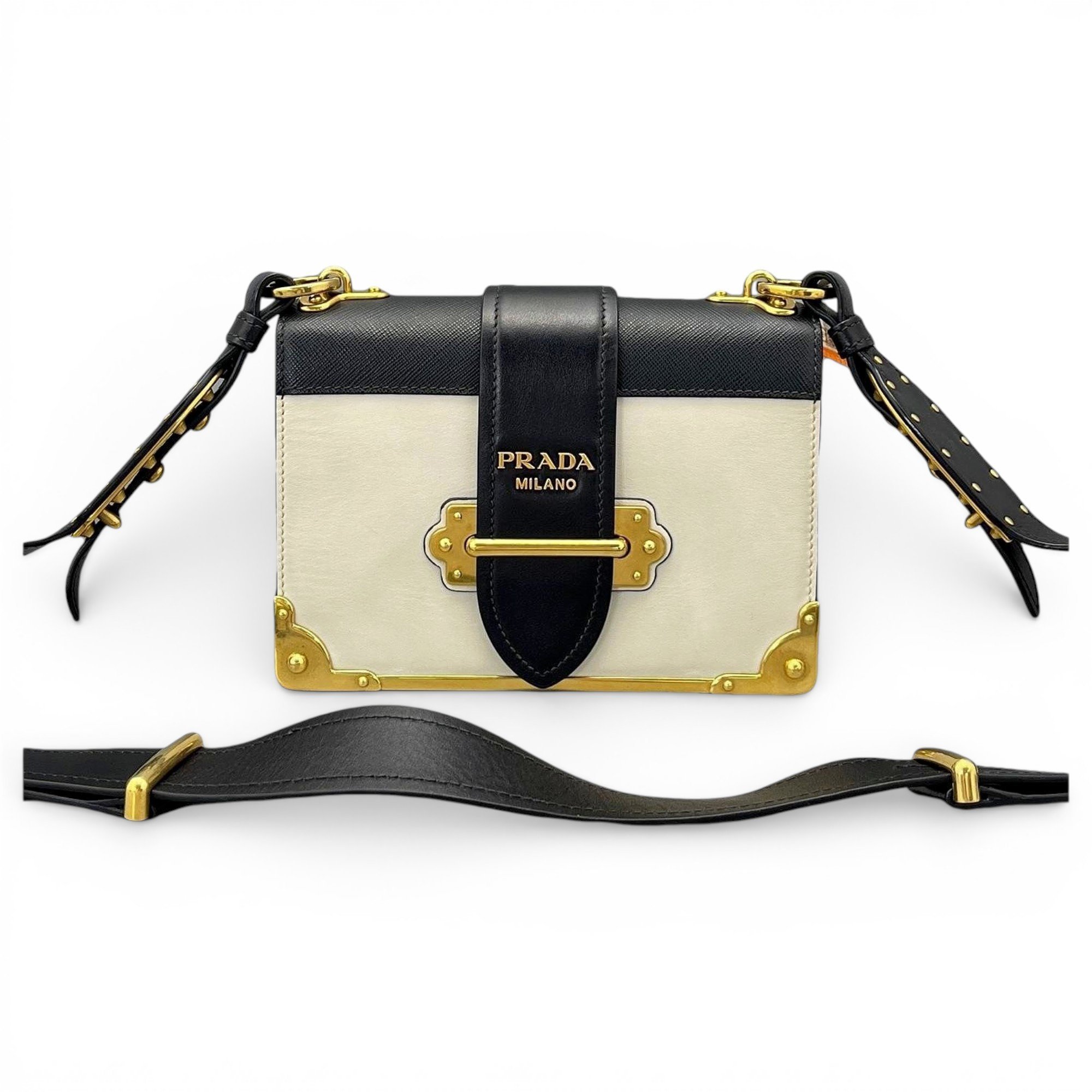 Cahier leather handbag