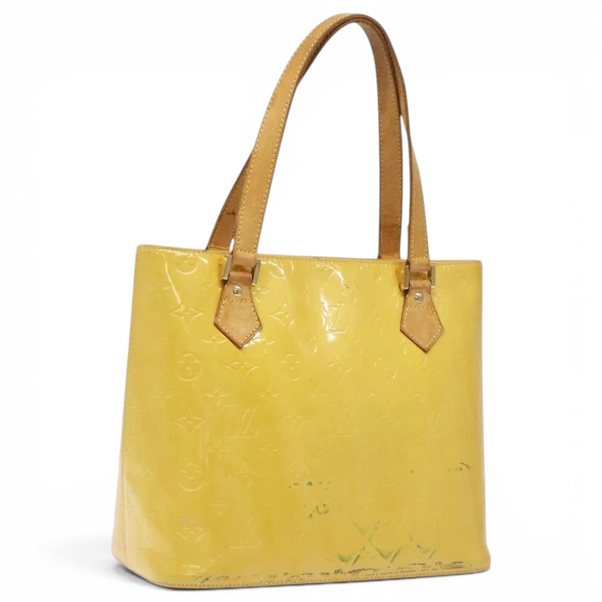 Houston patent leather handbag