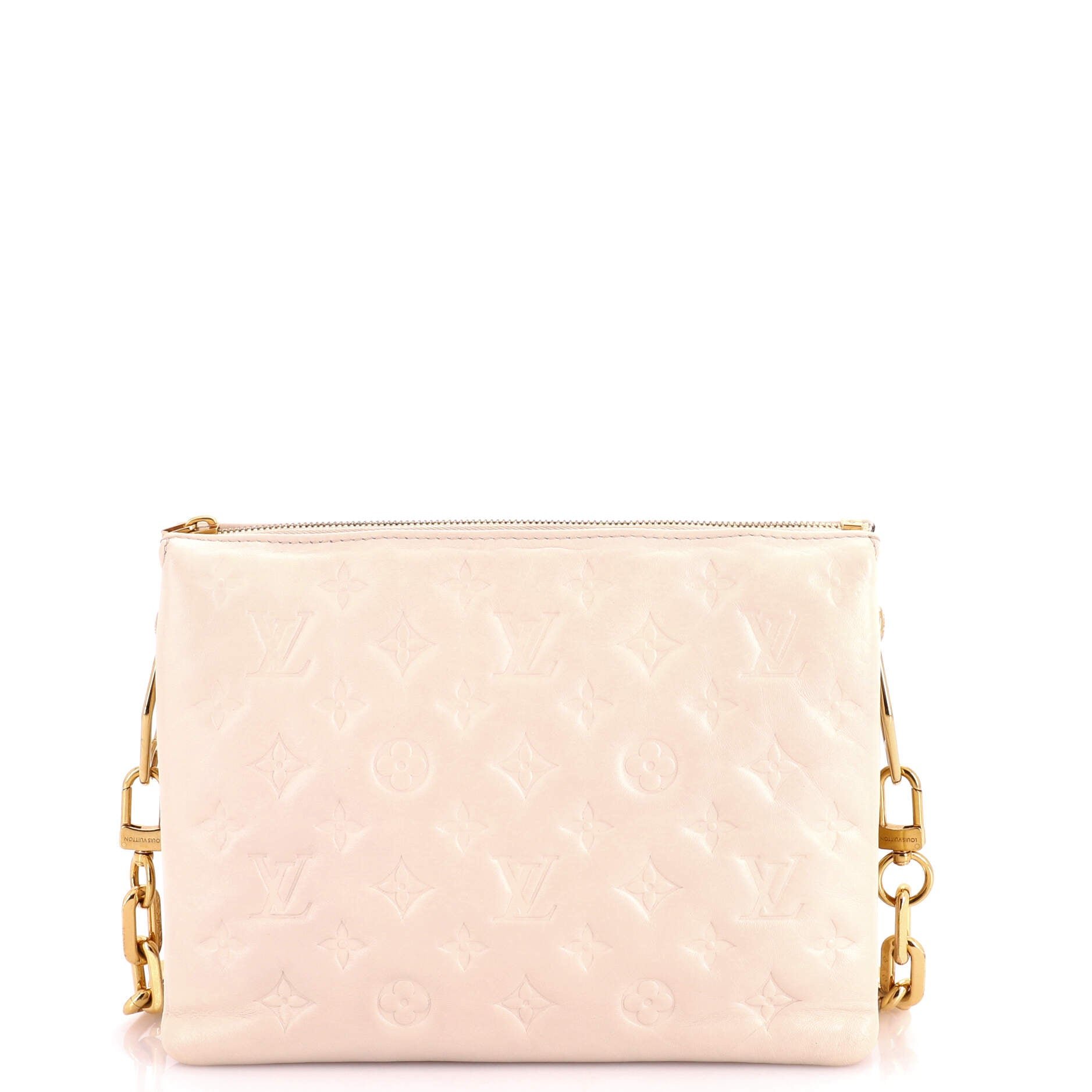 Coussin Bag Monogram Embossed Lambskin PM