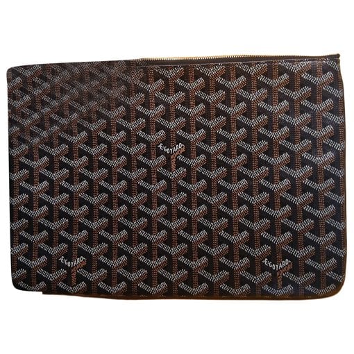 Sénat leather clutch bag