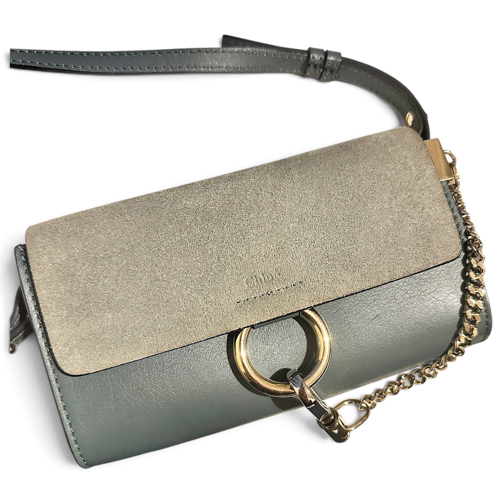 Faye leather crossbody bag