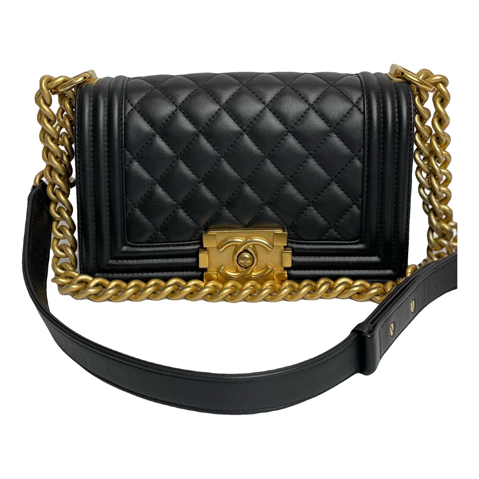 Boy leather crossbody bag