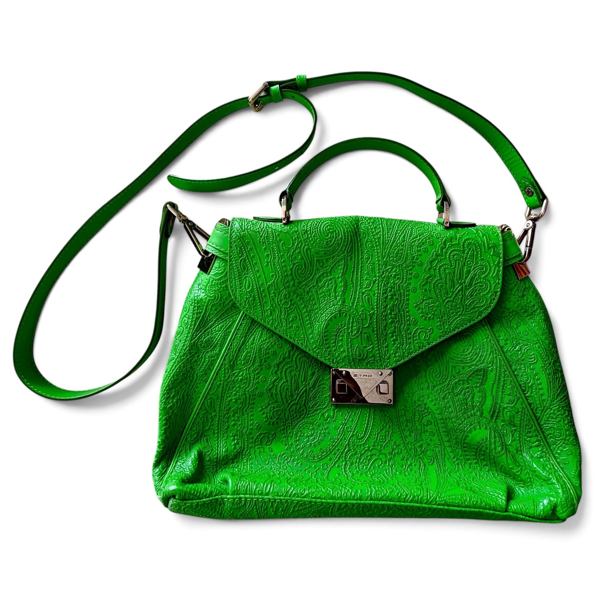Vela leather handbag