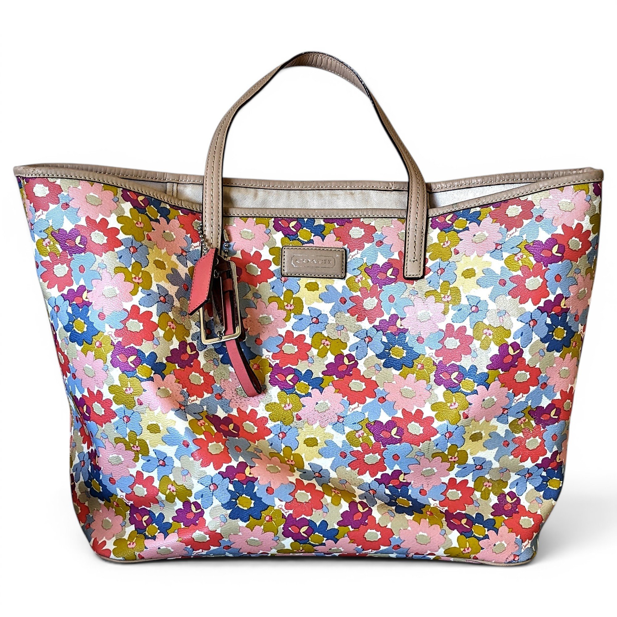 CITY ZIP TOTE leather tote