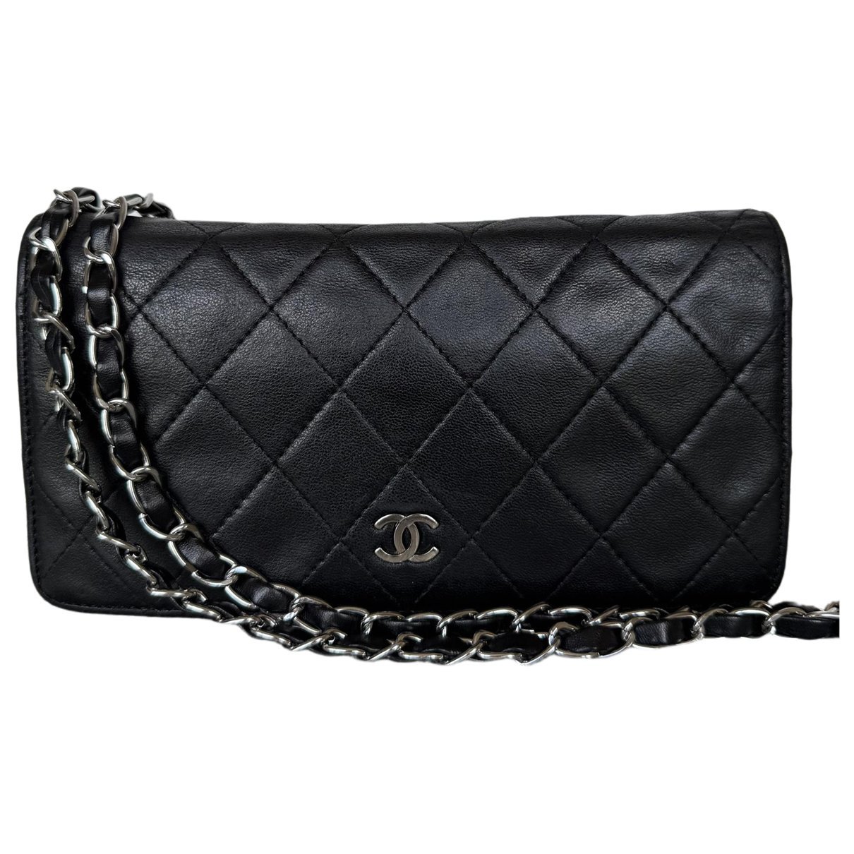 Wallet On Chain Timeless/Classique leather crossbody bag