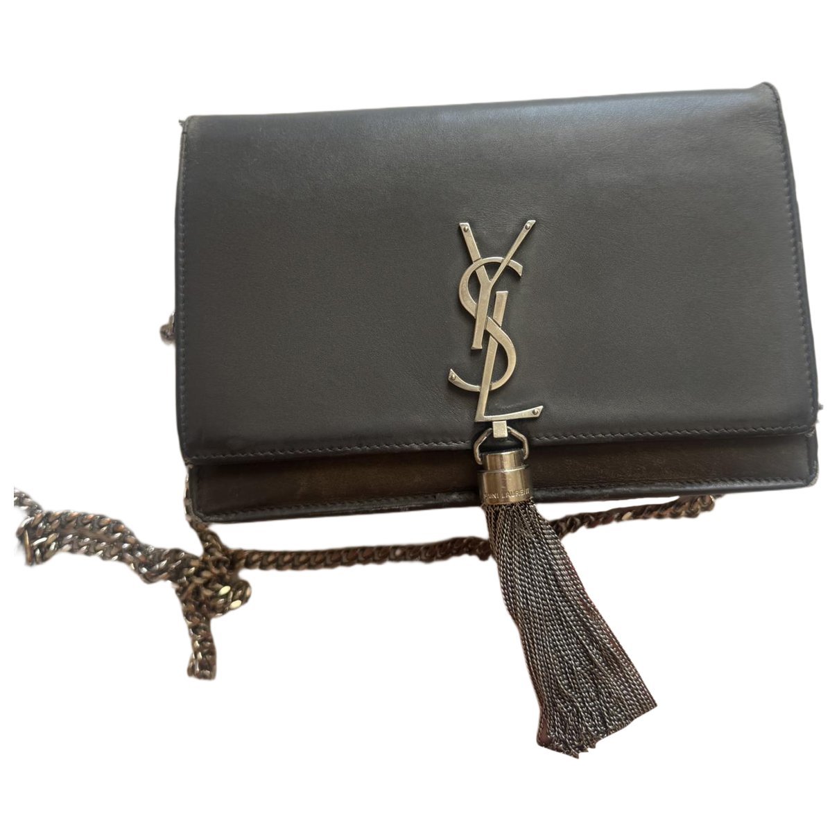 Pompom Kate leather crossbody bag