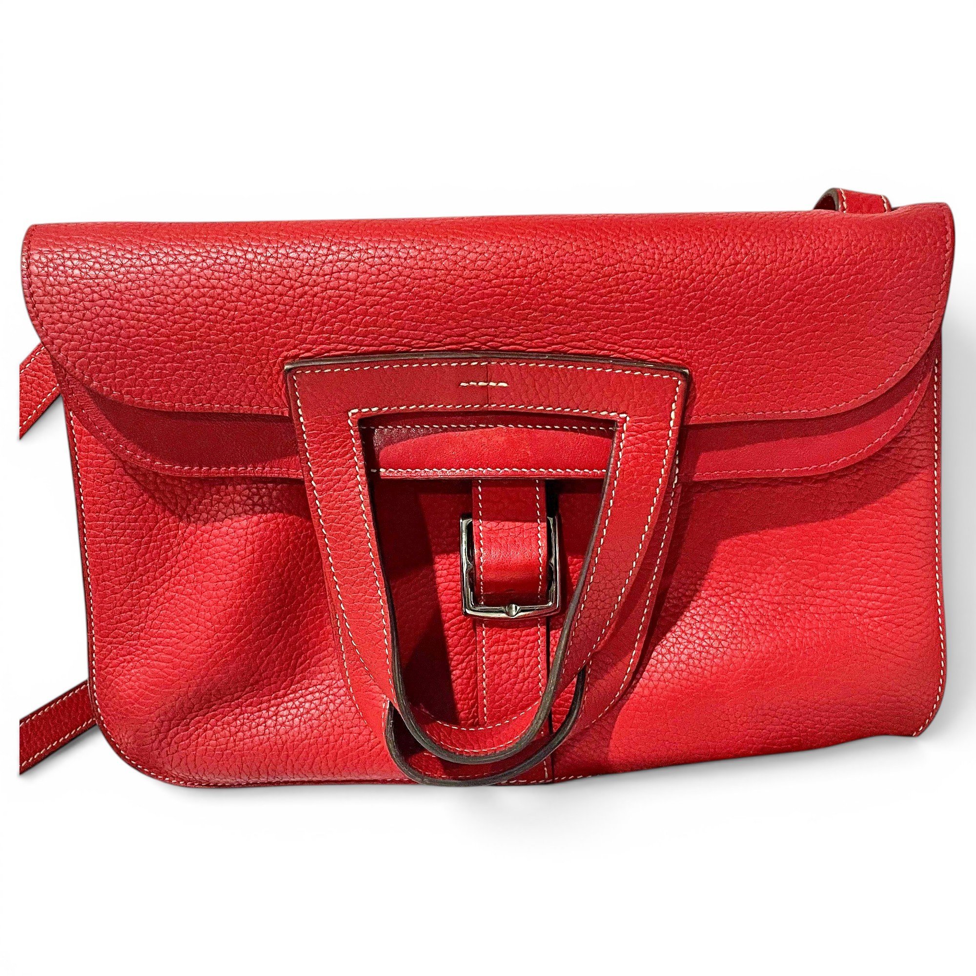 Halzan leather handbag