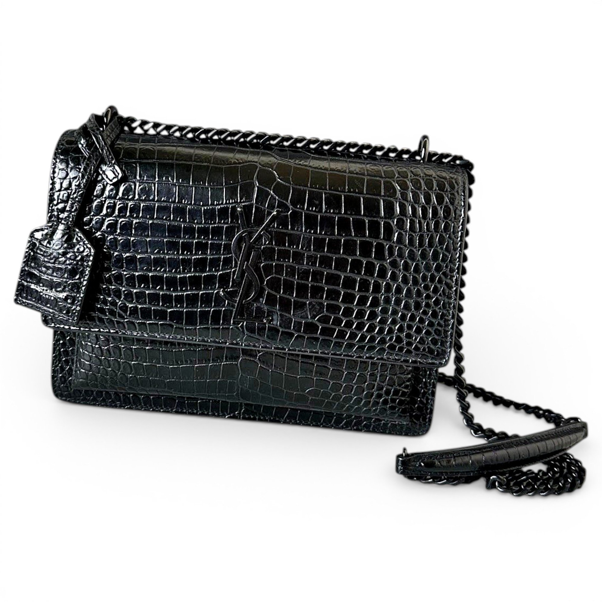Sunset leather handbag