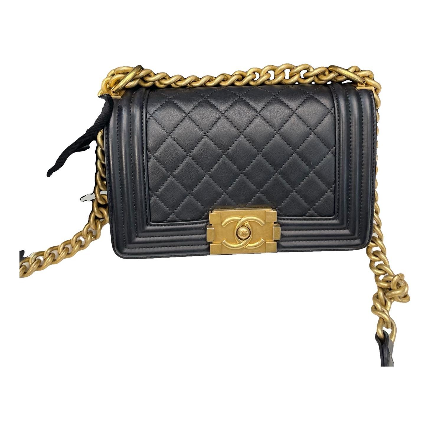 Boy leather crossbody bag