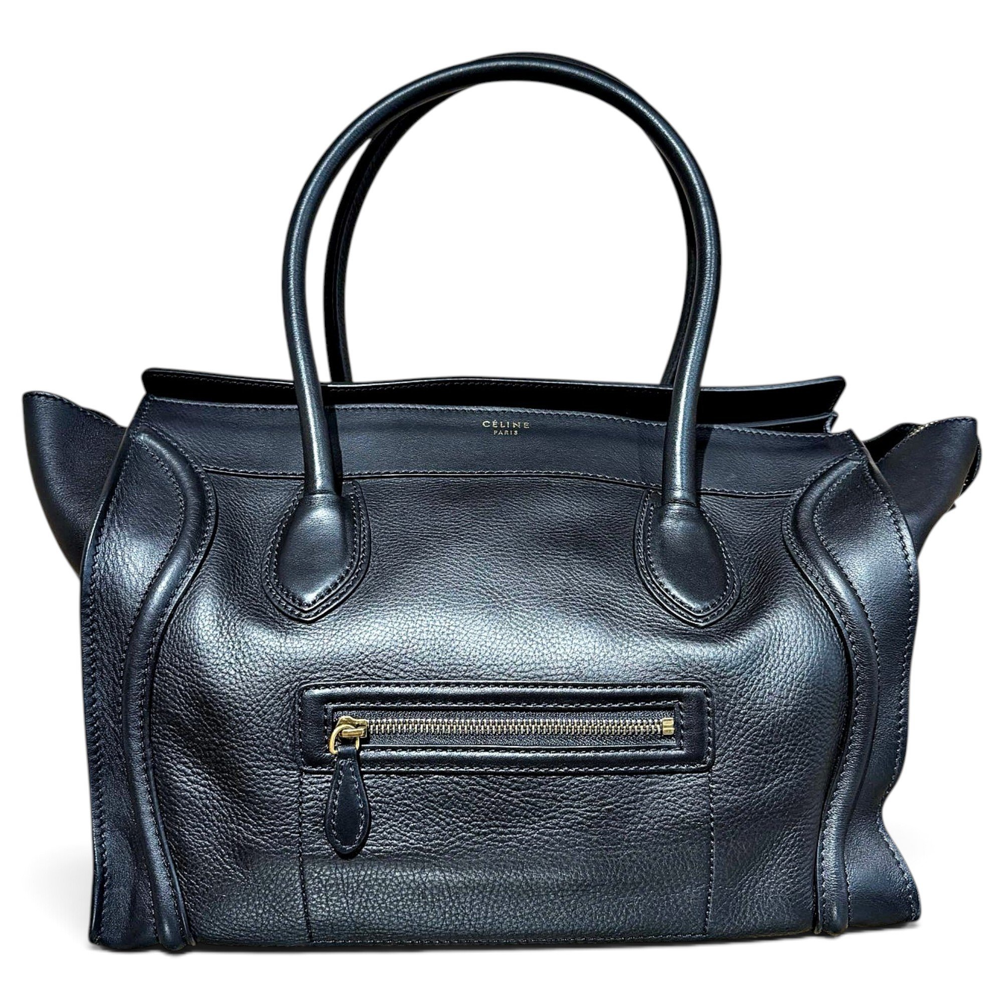 Luggage leather handbag