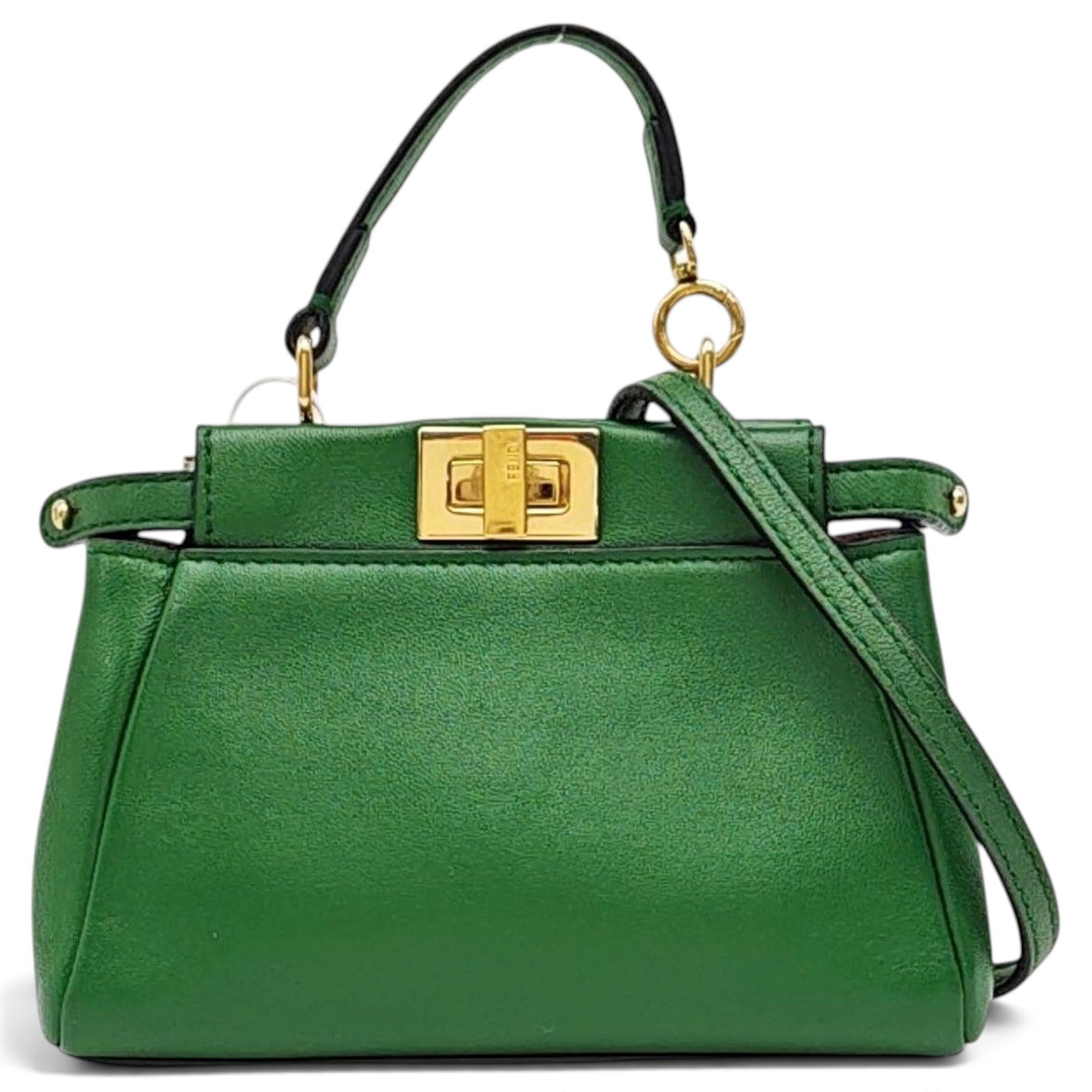 Peekaboo leather handbag
