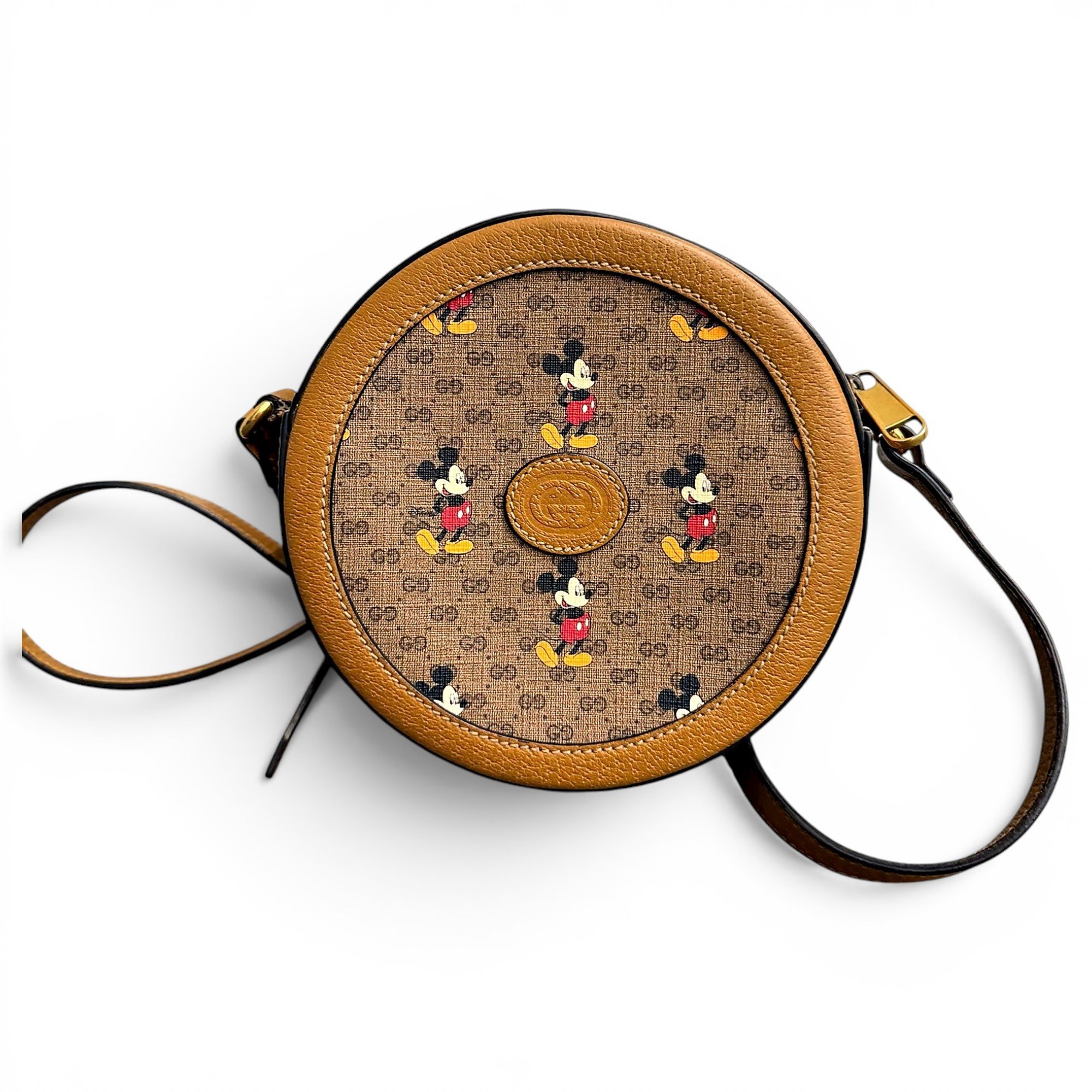 Gucci Ophidia Round vinyl handbag