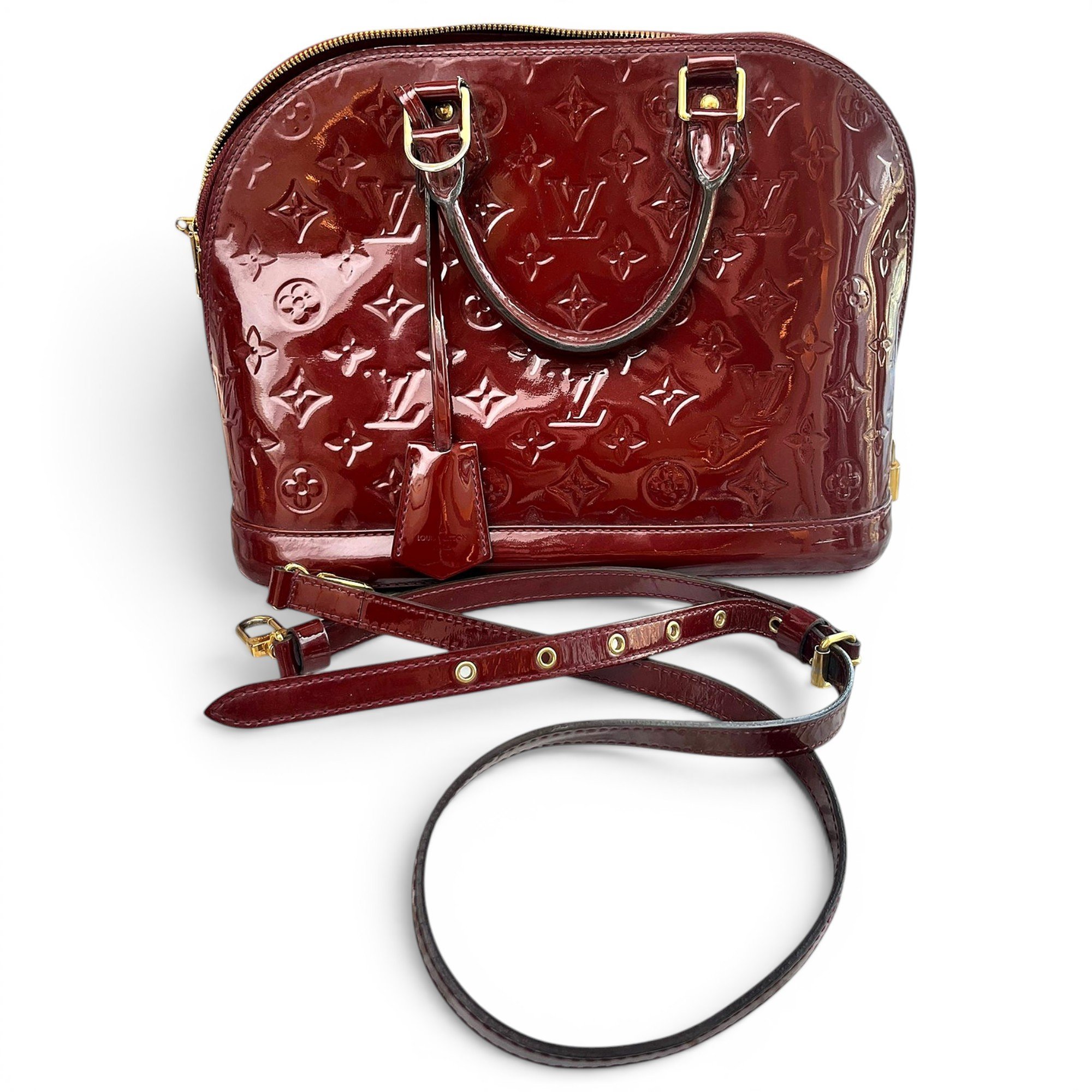 Alma leather handbag