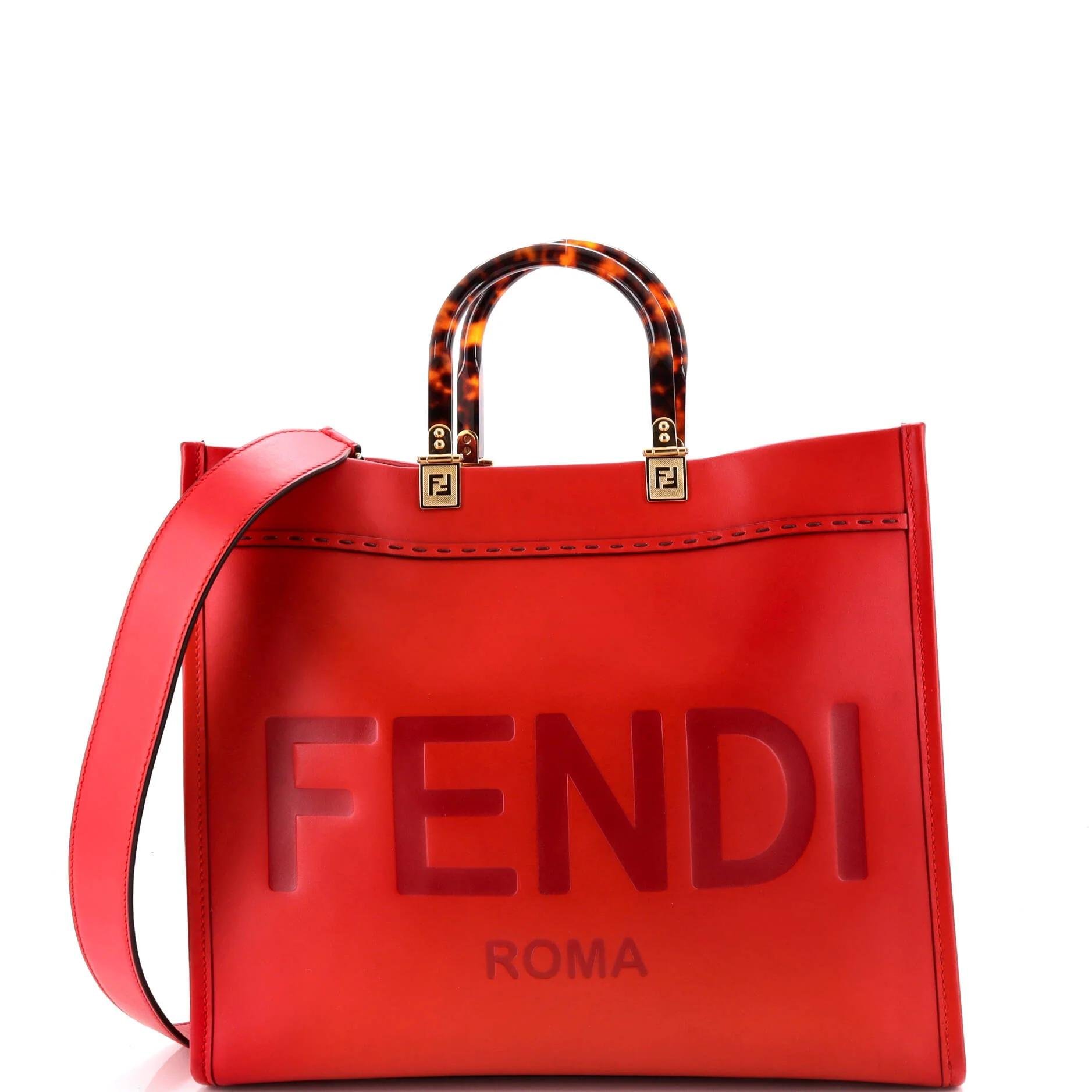 Leather tote