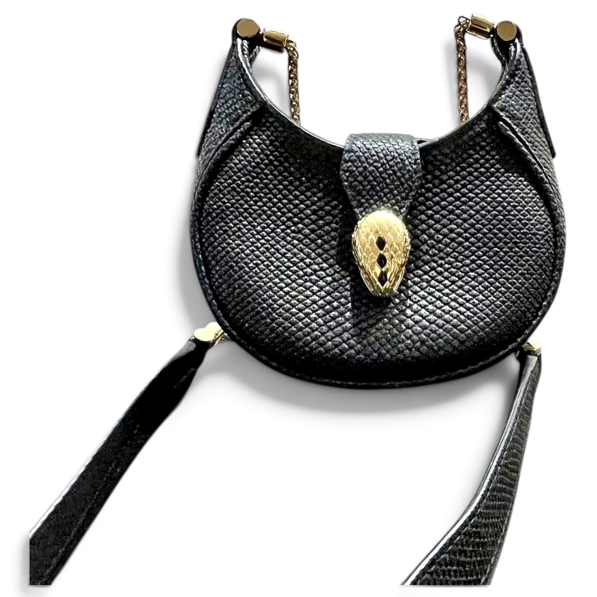 Bvlgari Serpenti leather handbag